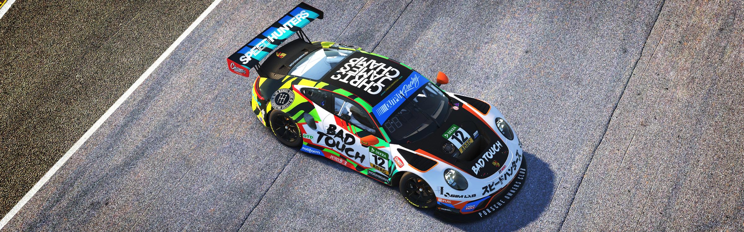 Preview of Team Bad Touch Porsche 911 GT3 R by Chris Champeau