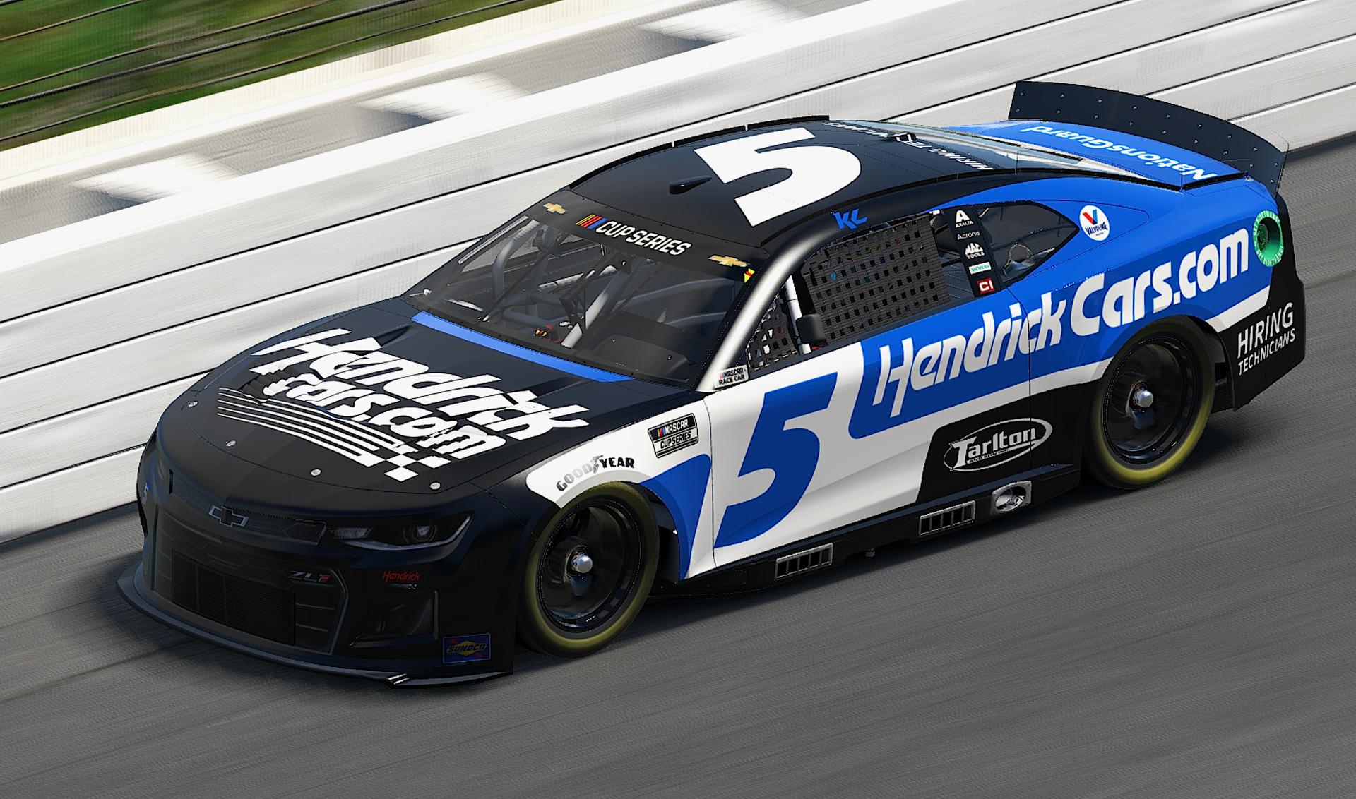 Preview of HendrickCars.com Kyle Larson 2022 Fictional (Sim Stamp) by Matt Nunnery