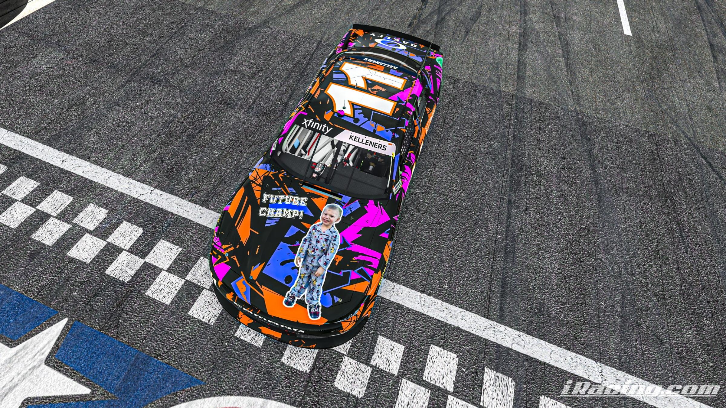 Preview of Xfinity Coral Livery - Chevrolet Camaro. Driver: Garret Wiles by Gino Kelleners