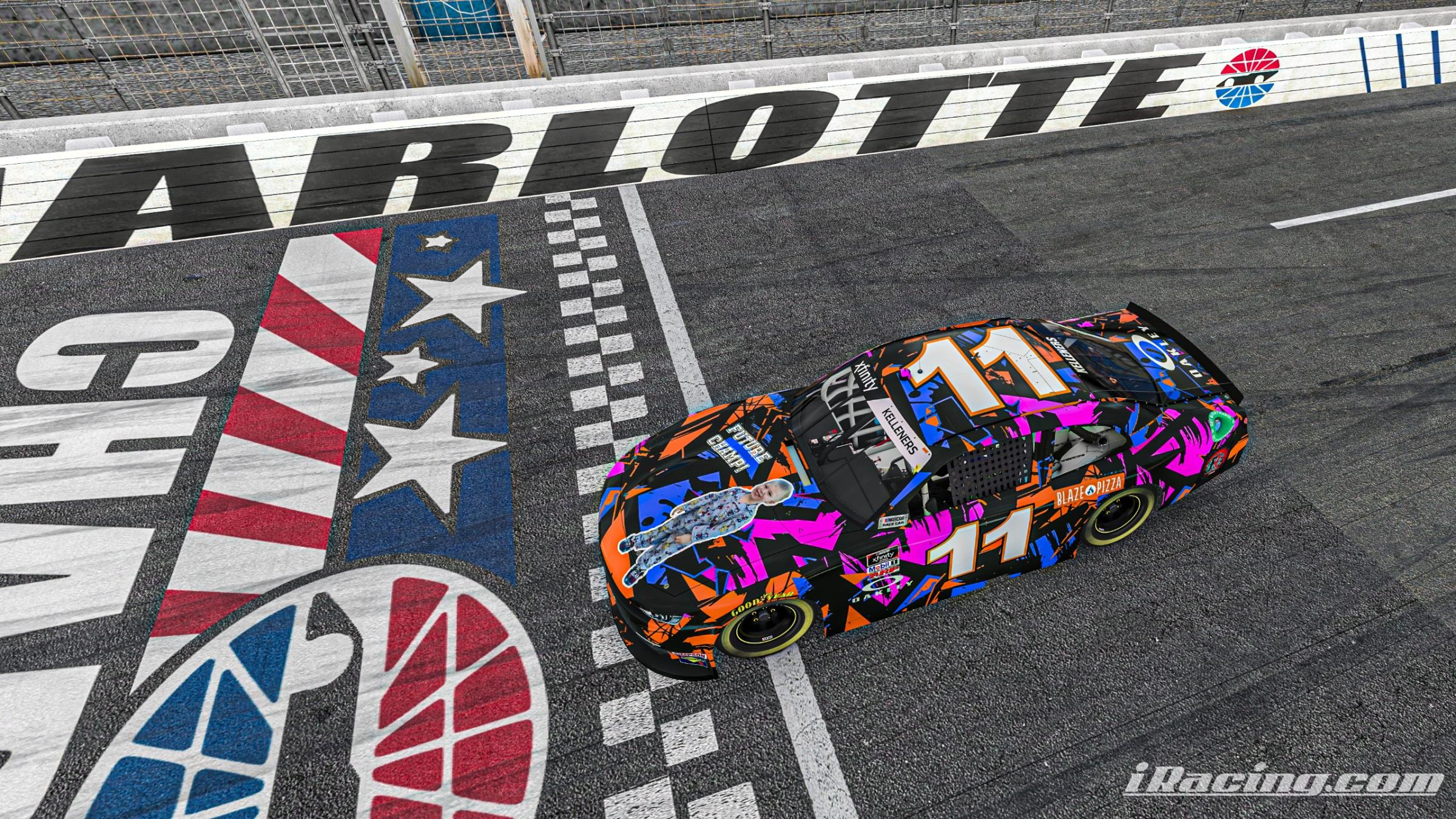 Preview of Xfinity Coral Livery - Chevrolet Camaro. Driver: Garret Wiles by Gino Kelleners