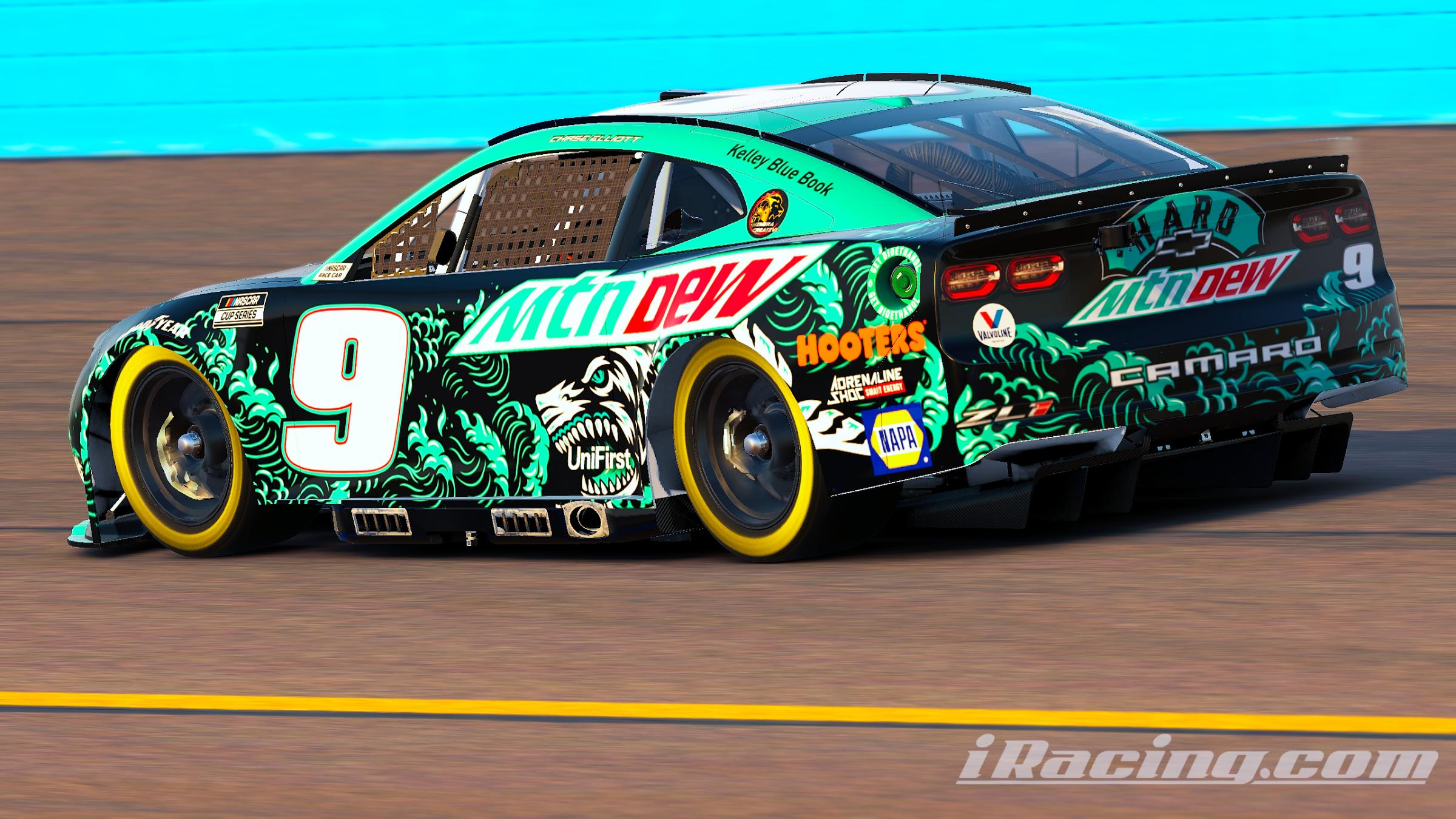 Preview of 2022 Chase Elliott Mountain Dew Hard Baja Blast (SIM-STAMP) by Alan H.