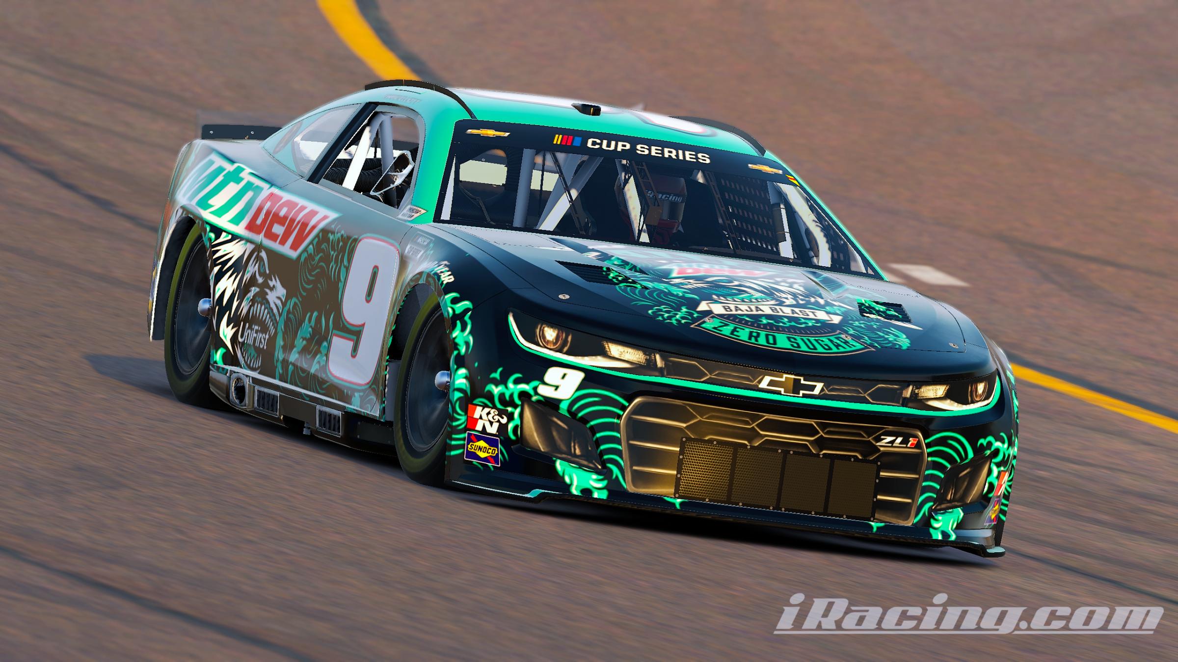Preview of 2022 Chase Elliott Mountain Dew Hard Baja Blast (SIM-STAMP) by Alan H.