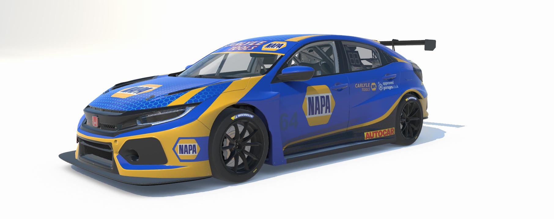 Preview of Honda Civic Type R - BTCC NAPA Racing 2022 Pre-Season (Sutton/Cammish) by Neil R.