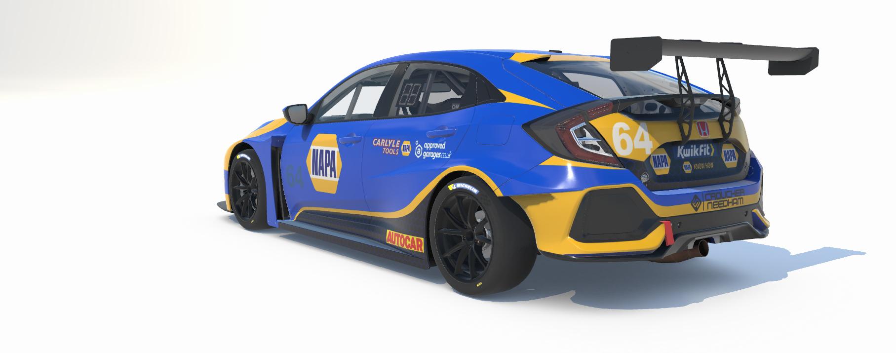 Preview of Honda Civic Type R - BTCC NAPA Racing 2022 Pre-Season (Sutton/Cammish) by Neil R.