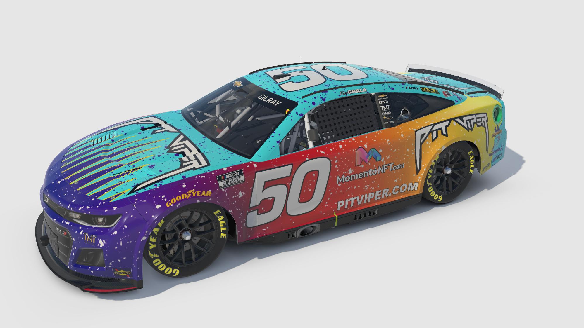 Preview of 2022 Kaz Grala Pit Viper The Money Team Camaro No Number by Derek Gilray