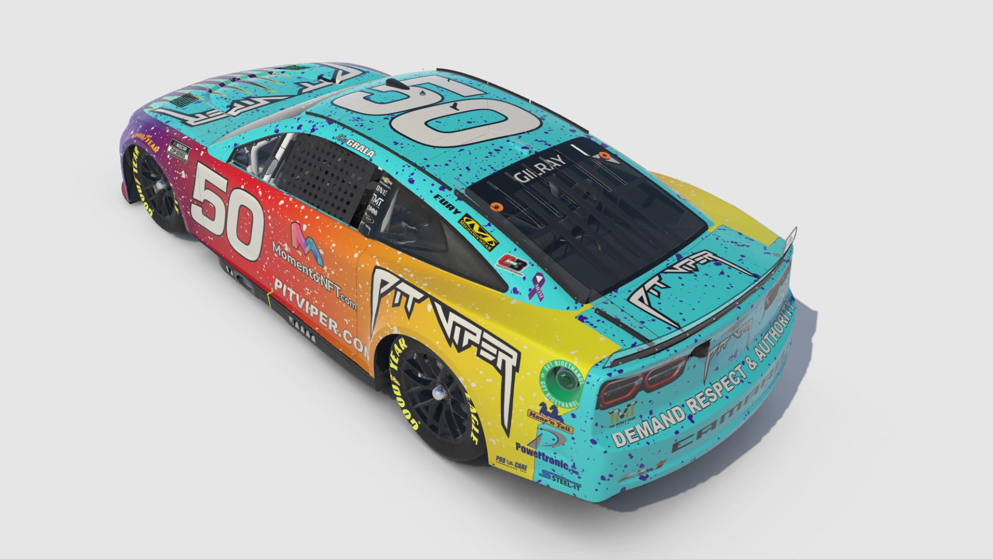 Preview of 2022 Kaz Grala Pit Viper The Money Team Camaro No Number by Derek Gilray