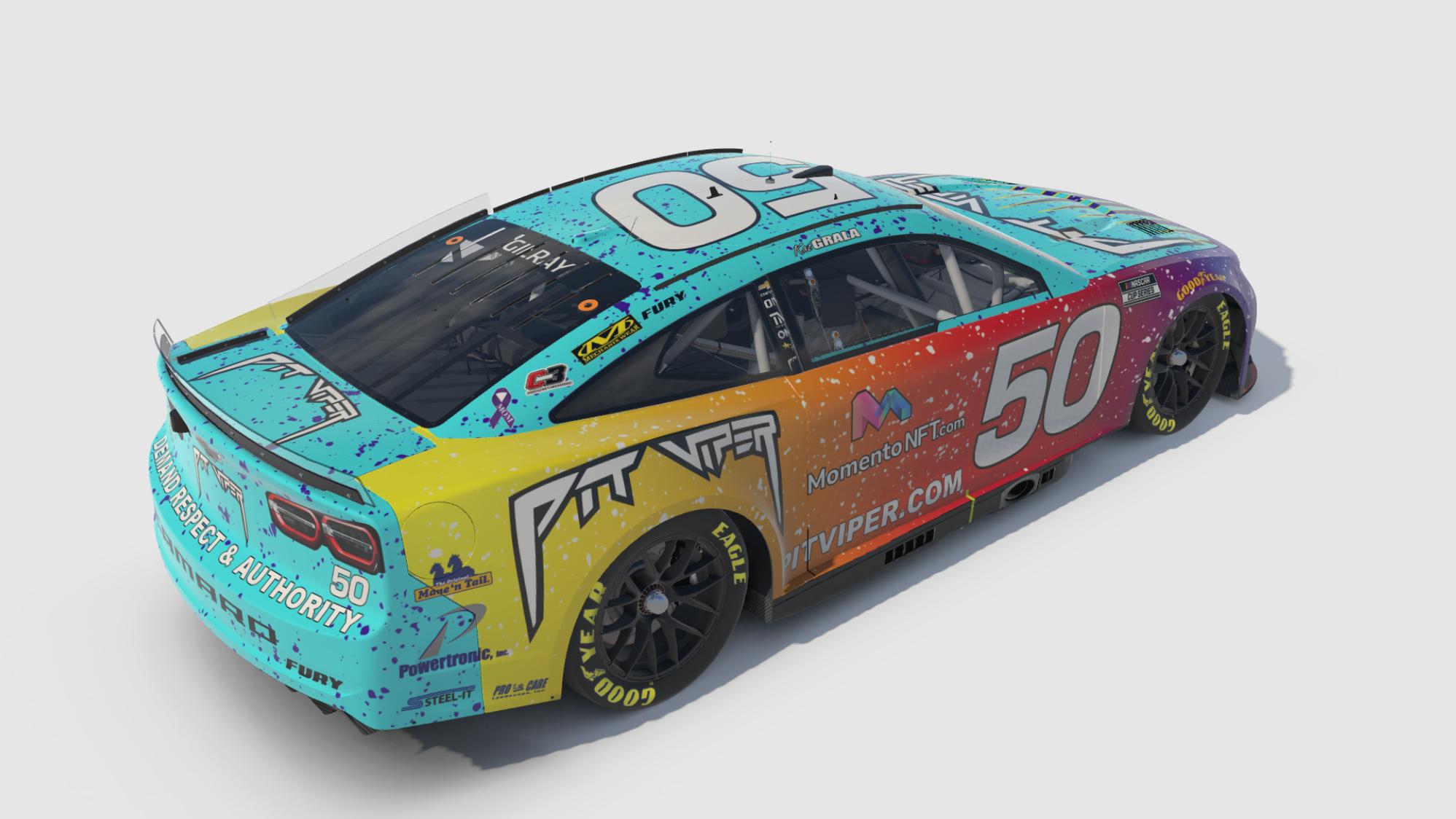 Preview of 2022 Kaz Grala Pit Viper The Money Team Camaro No Number by Derek Gilray