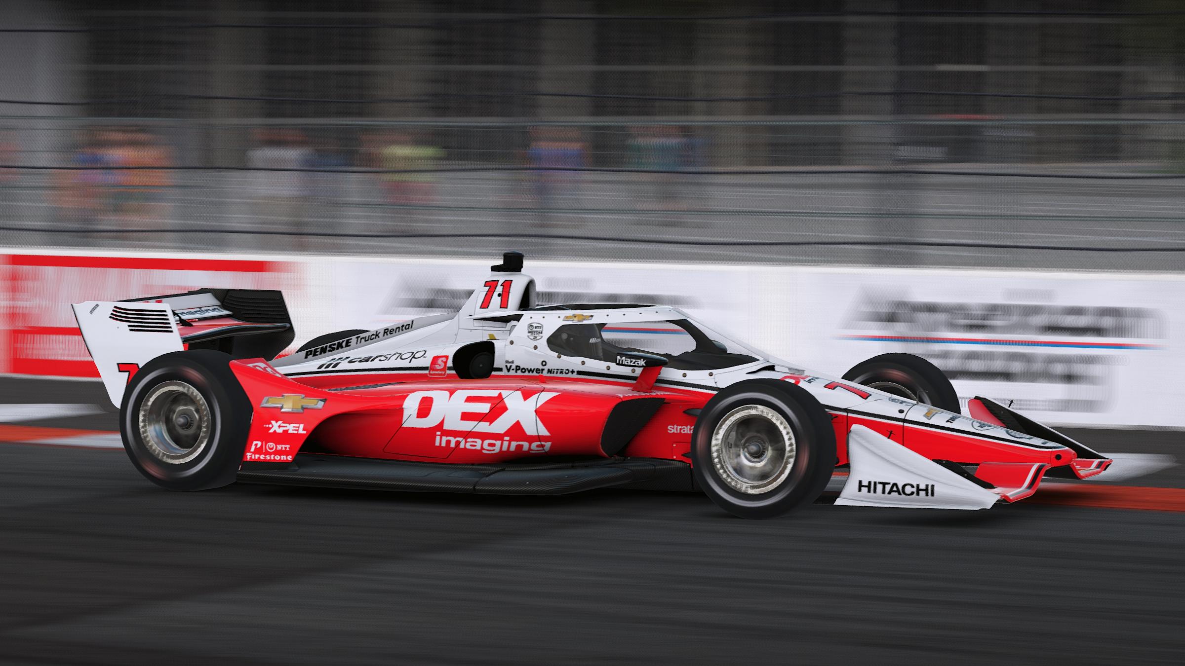 2022 Scott McLaughlin Dex Imaging IndyCar by Jeff McKeand Trading Paints