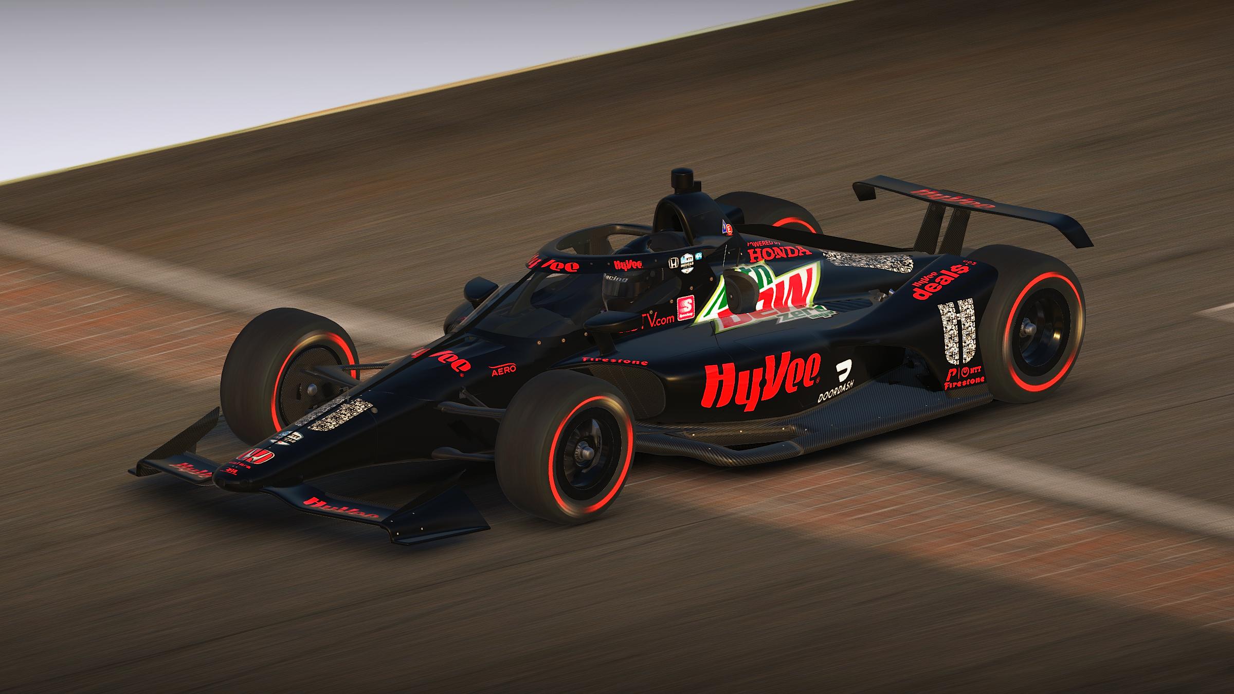 2022 Jack Harvey HyVee IndyCar by Jeff McKeand Trading Paints