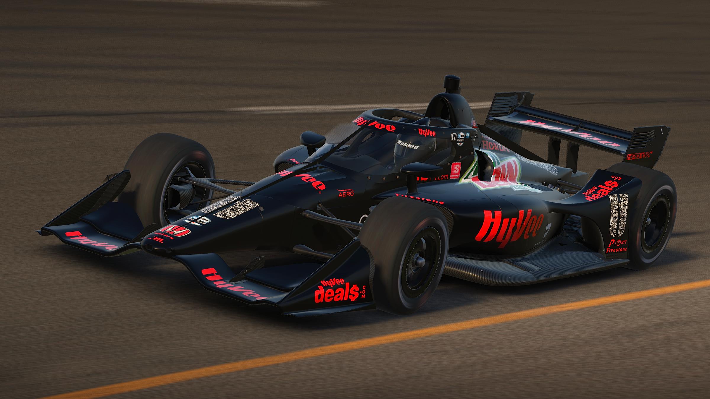 2022 Jack Harvey HyVee IndyCar by Jeff McKeand Trading Paints