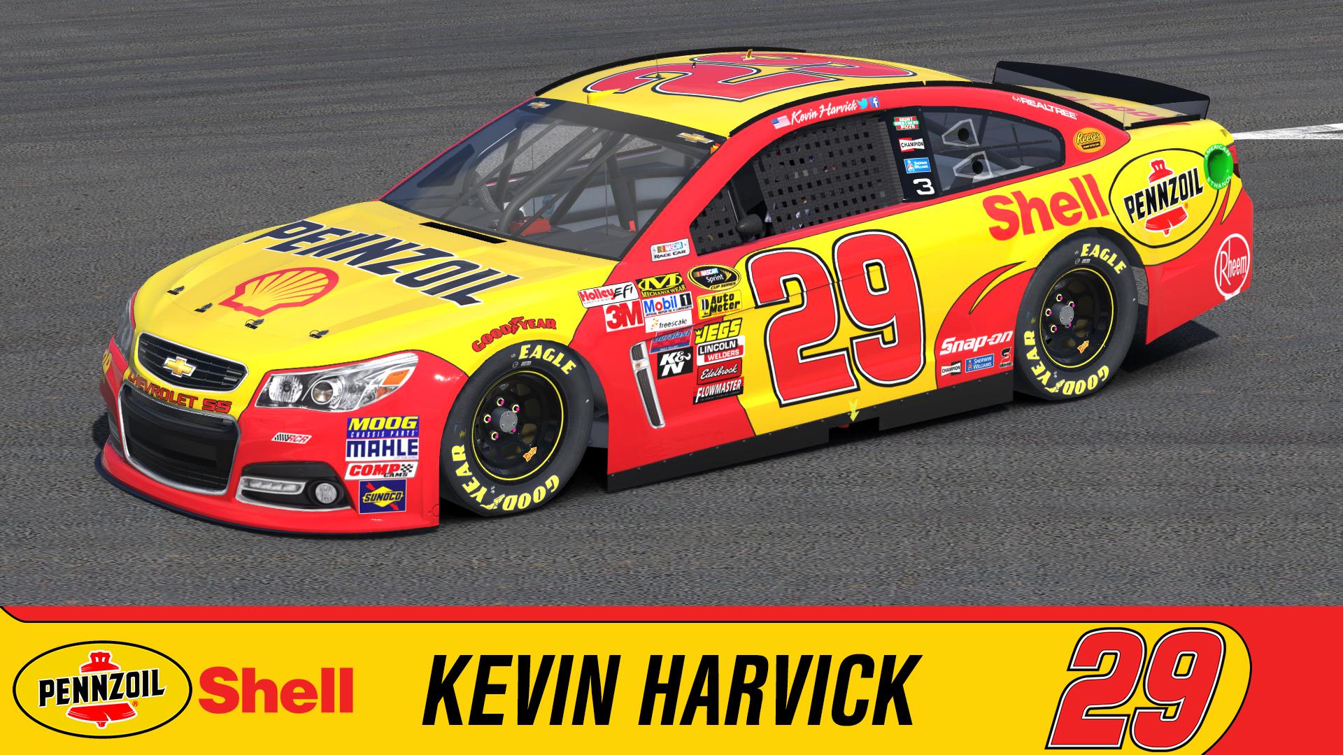 kevin harvick pennzoil car