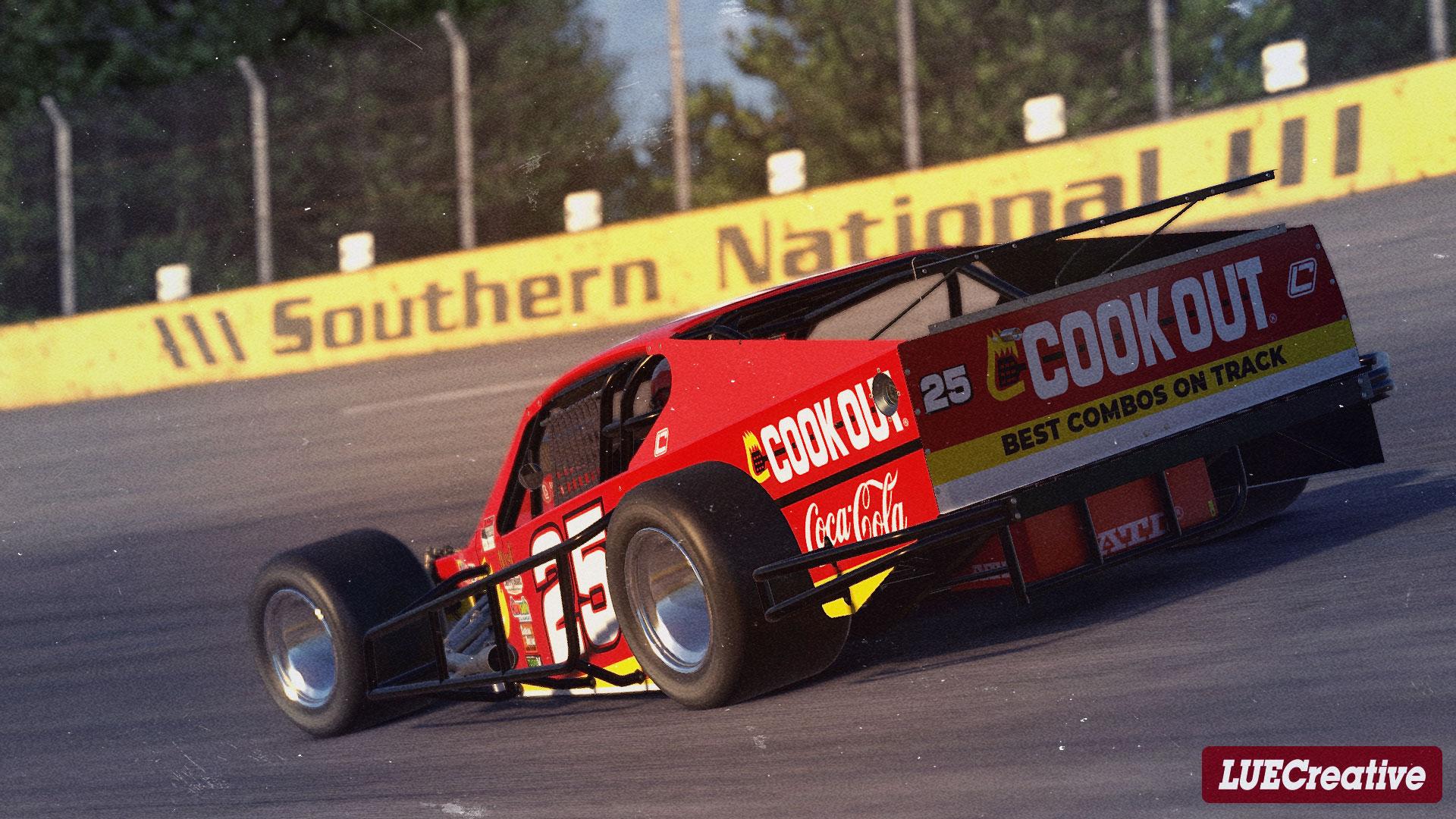 2022 Bobby Labonte 25 Cook Out Racing SMART Tour Modified NO NUMBER