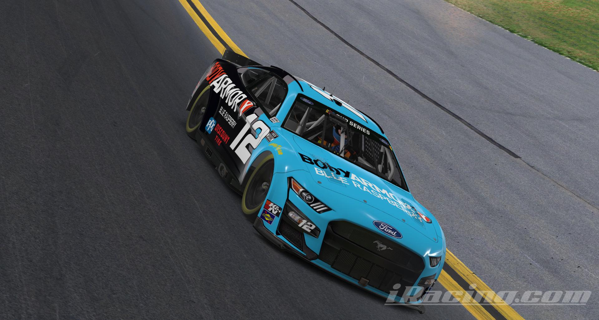 Ryan Blaney 2022 BODYARMOR Blue Raspberry Concept With Number by Martin