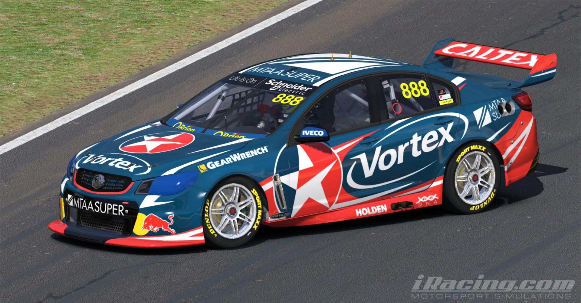 Craig Lowndes 2016 TeamVortex by Mitchell McLeod - Trading Paints