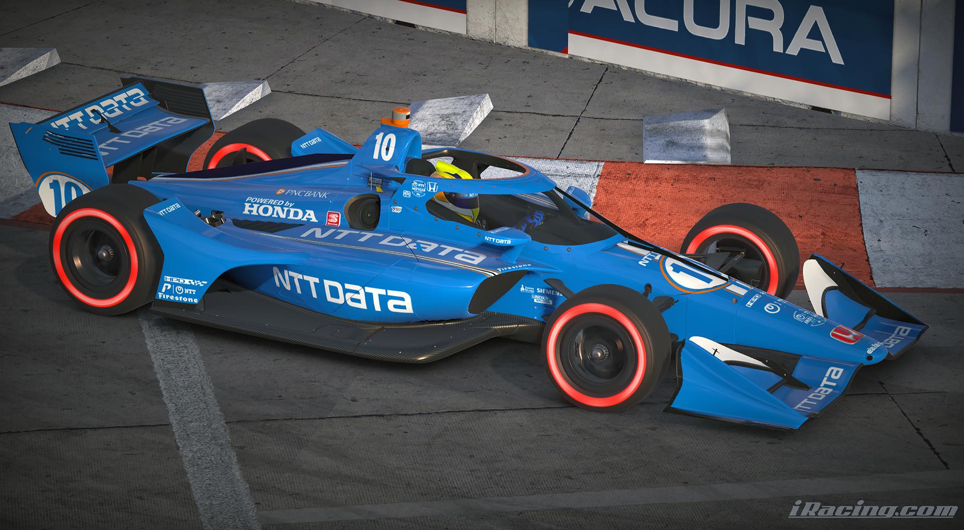2022 Alex Palou NTT DATA INDYCAR Custom Numbers by Michael Peters