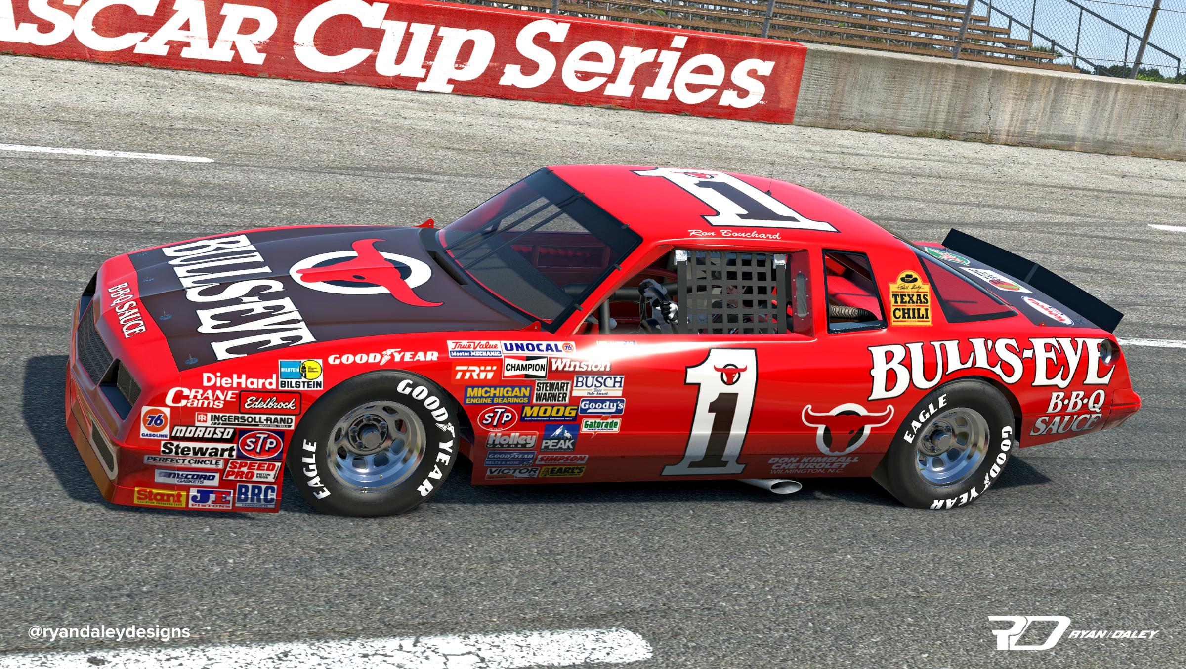 Preview of 1987 #1 Ron Bouchard Bulls-Eye Chevy With Numbers by Ryan Daley