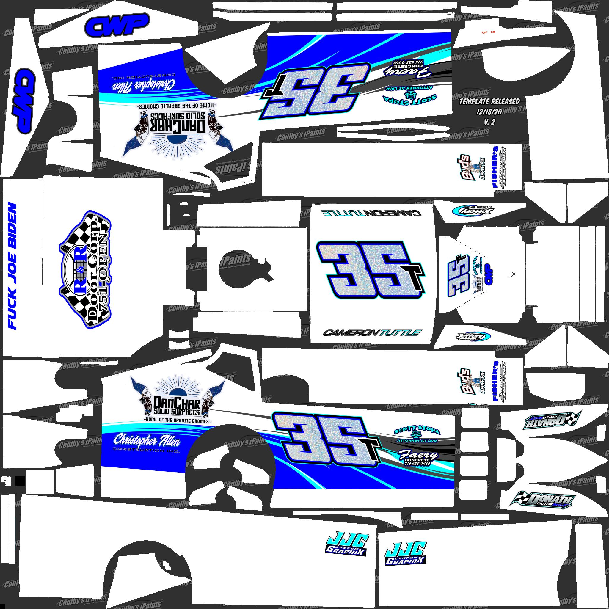 Iracing 2022 Cameron Tuttle by Collin Wyant Trading Paints