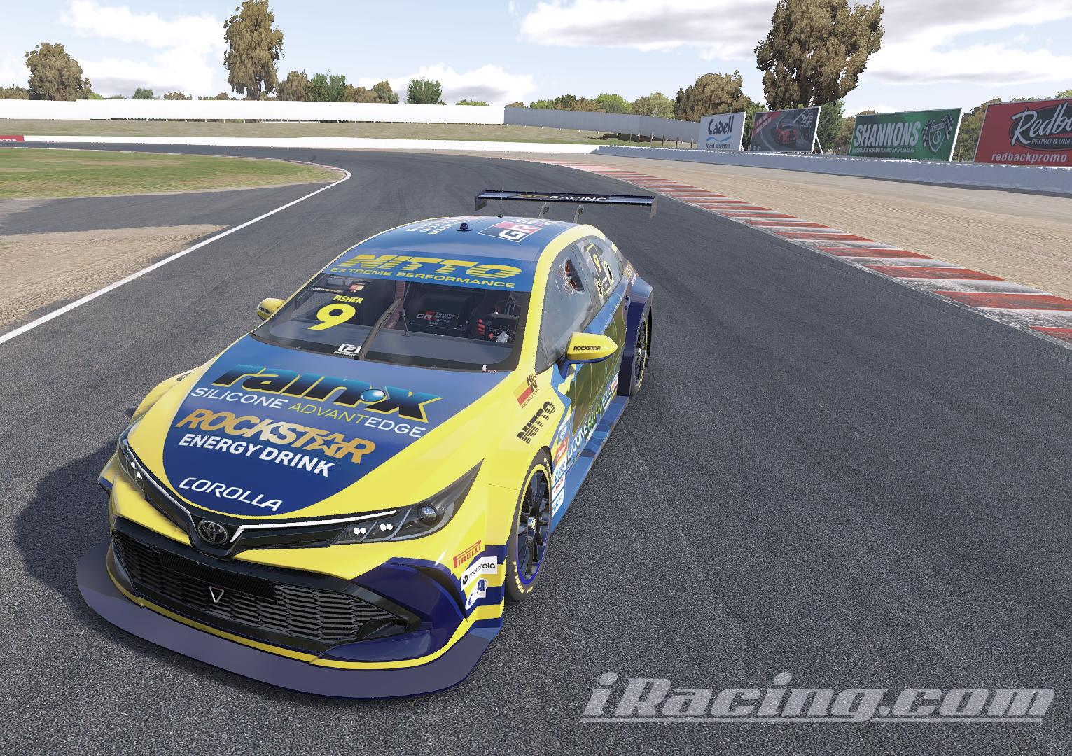 RainX Stock Car Pro Series Toyota Corolla by Brett Fisher2 Trading Paints