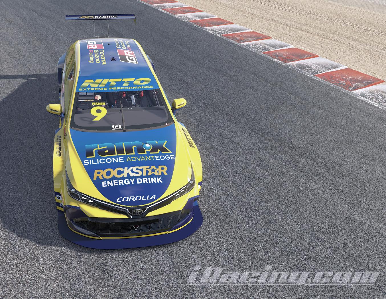 RainX Stock Car Pro Series Toyota Corolla by Brett Fisher2 Trading Paints