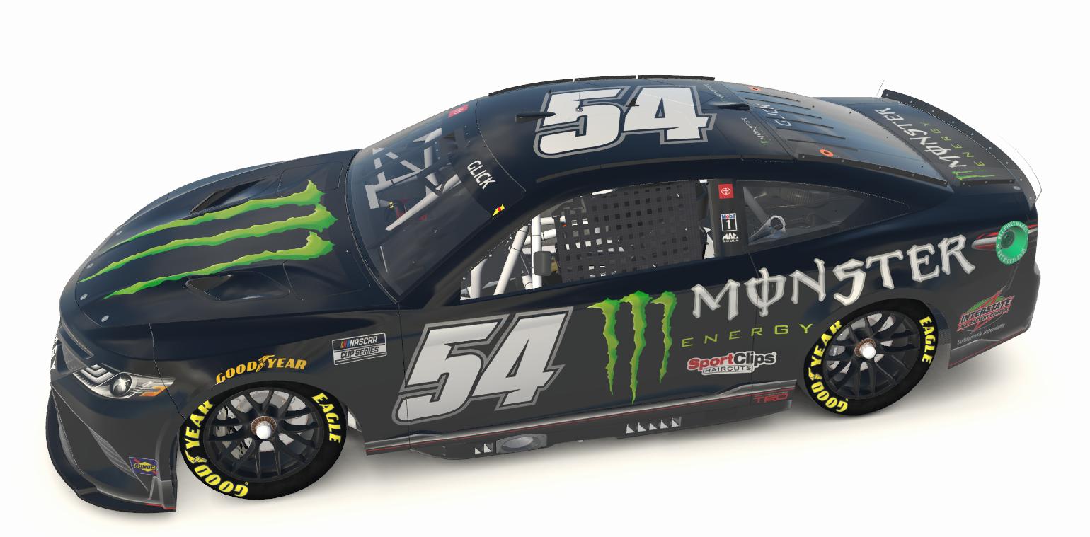 Ty Gibbs Monster Energy concept Next Gen Toyota Camry (Custom 54) by