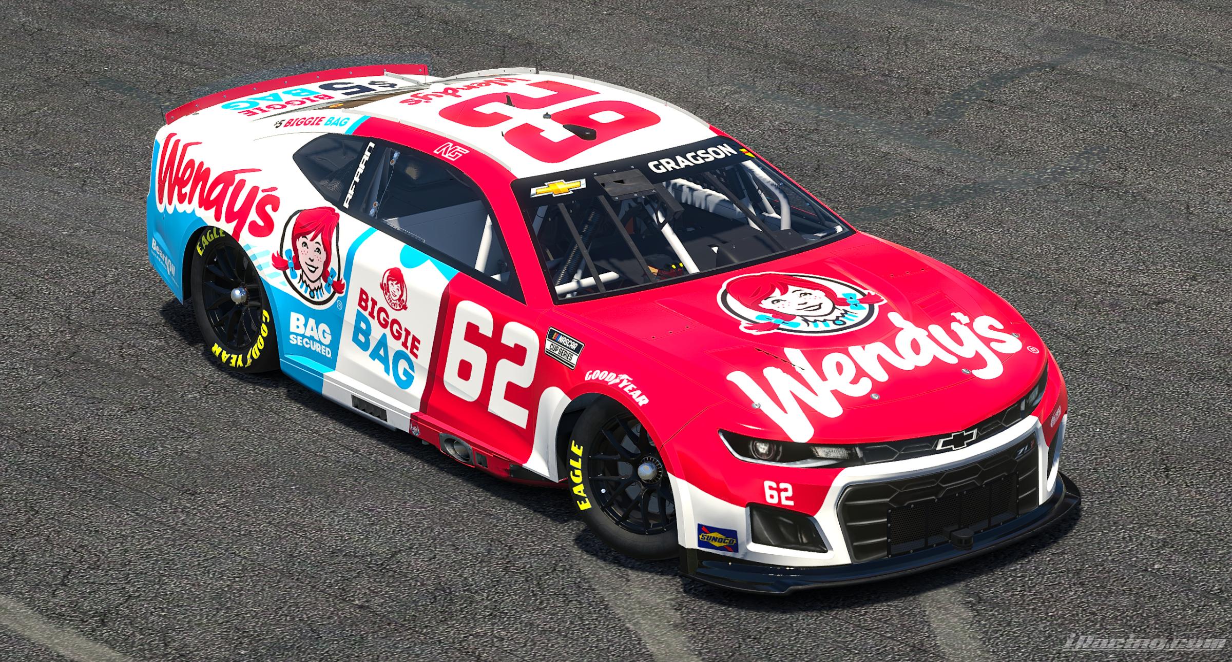 2022 Noah Gragson Wendys 5 Biggie Bag Camaro (No s) by Ryan A