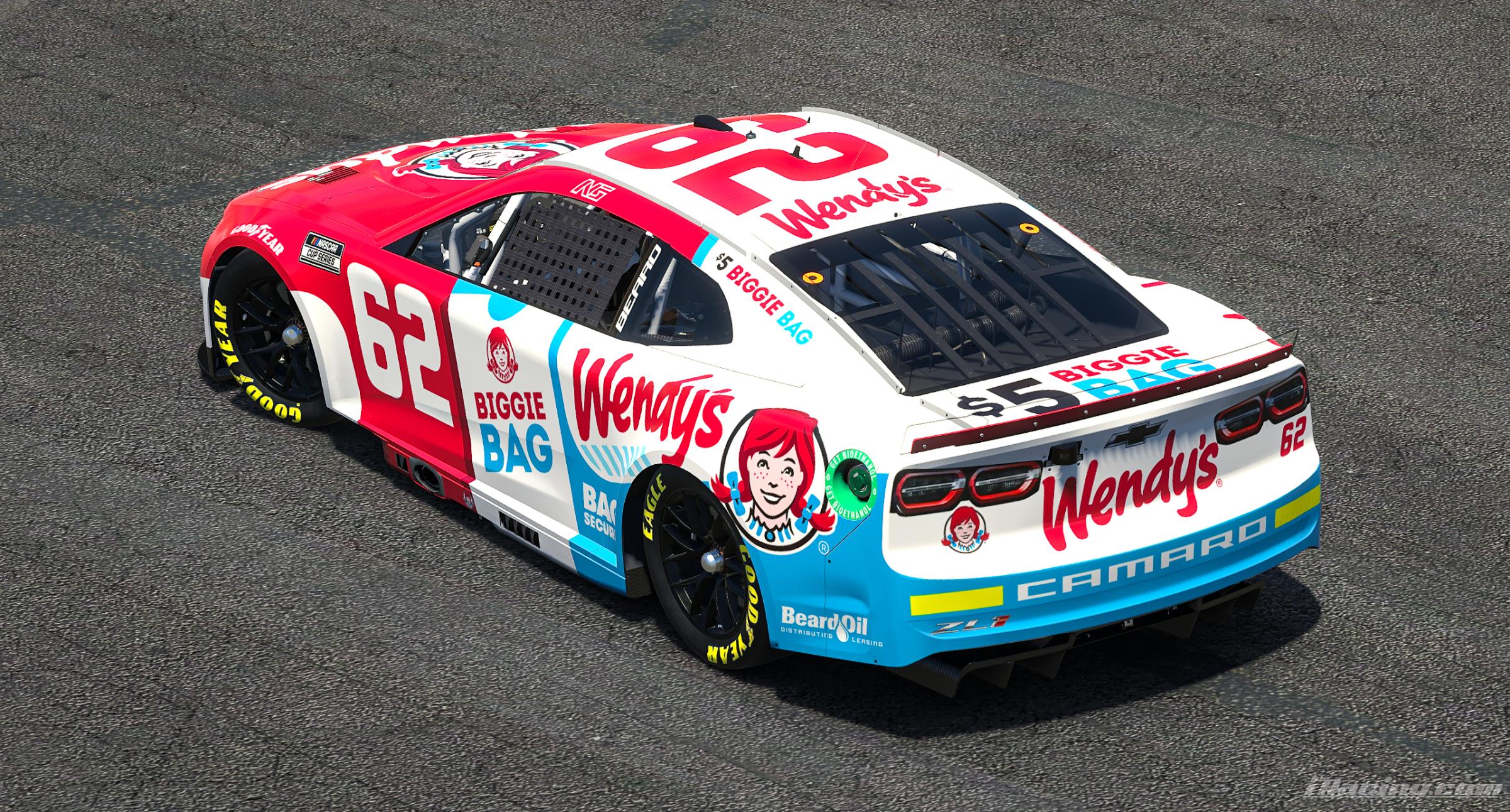 2022 Noah Gragson Wendys 5 Biggie Bag Camaro by Ryan A Williams
