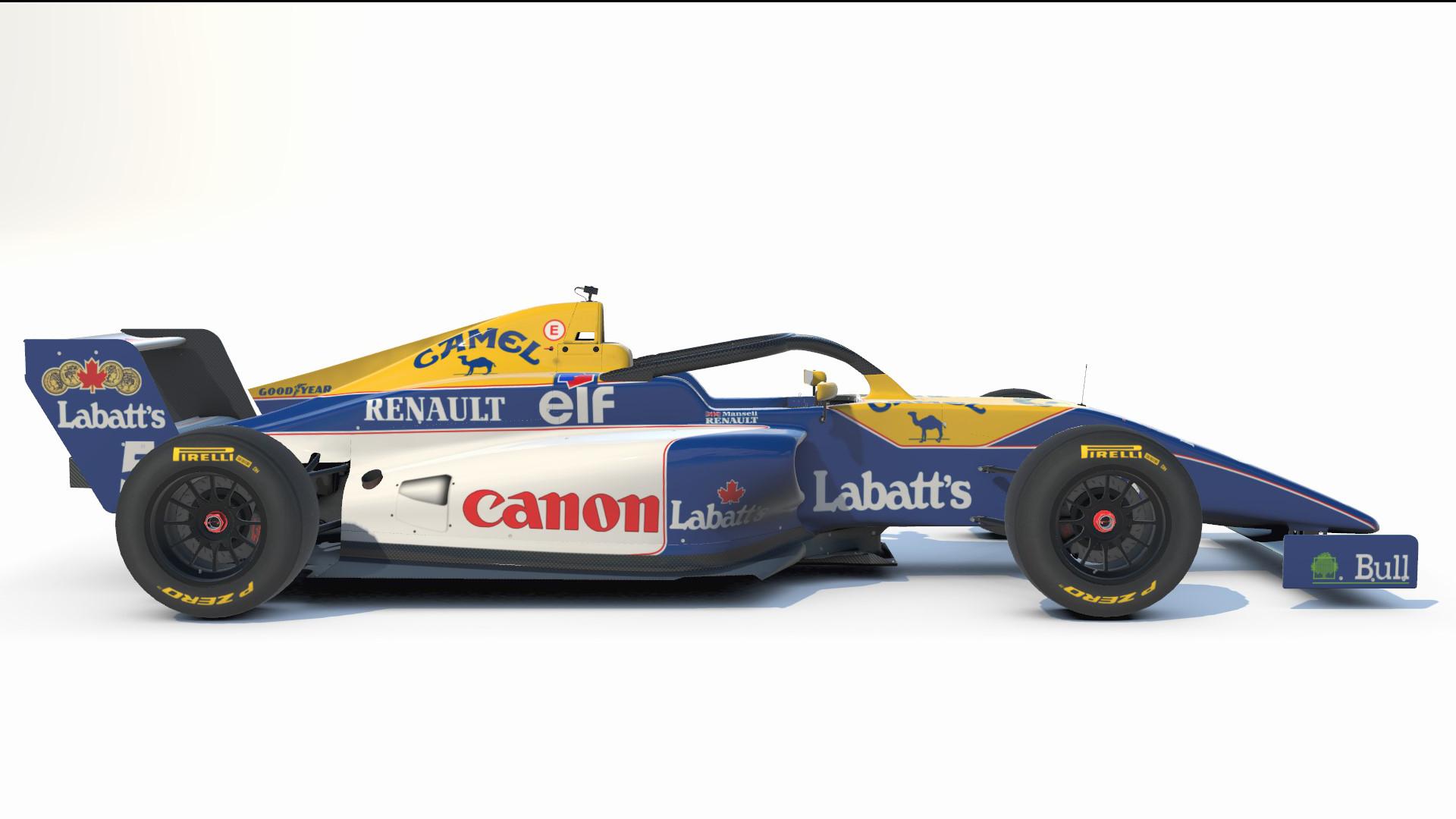 Preview of WILLIAMS FW14 Renault 1991 - #5 Nigel MANSELL by Robert JL Henry
