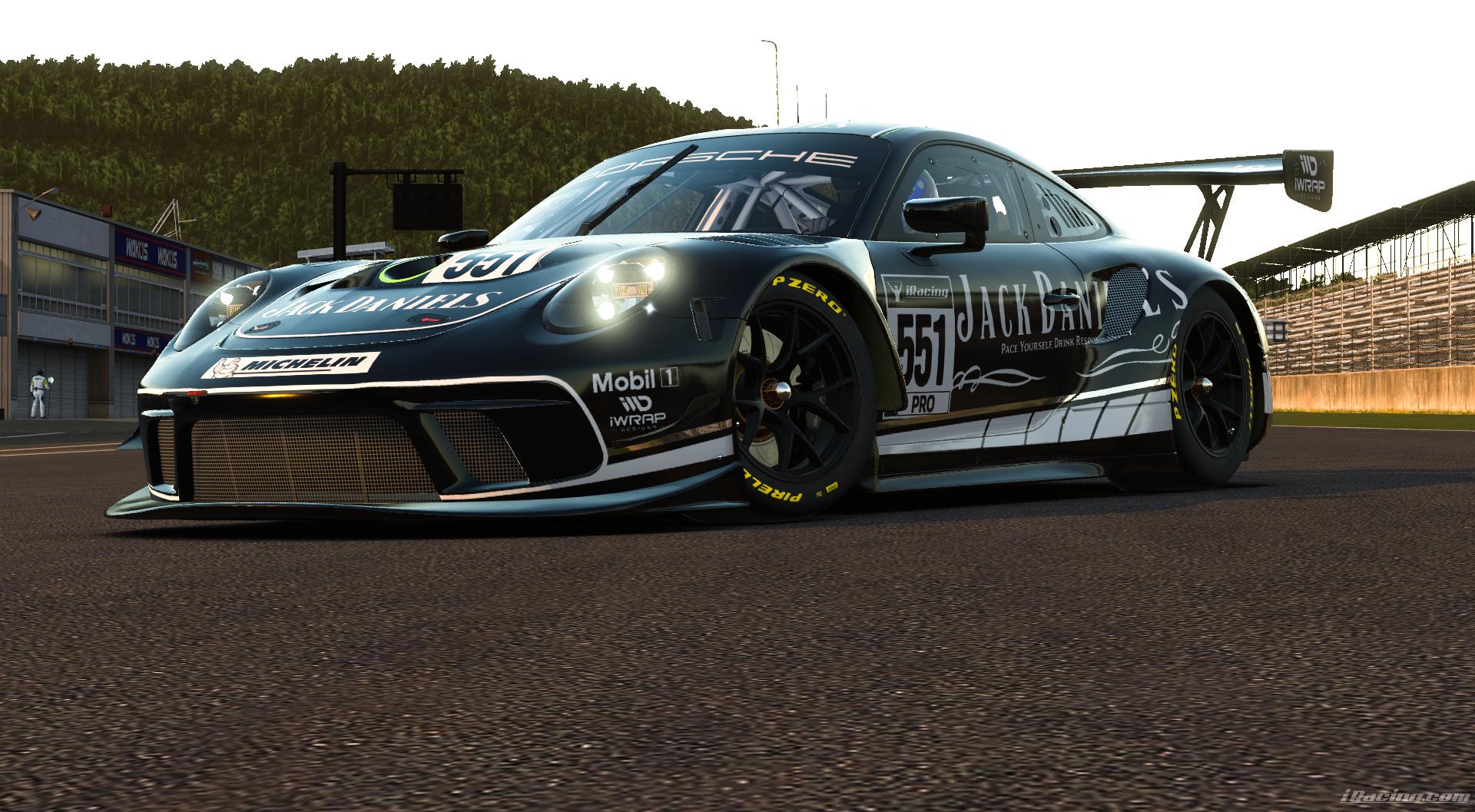 Jack Daniels Porsche 911 GT3R Concept by Scott S. Trading Paints