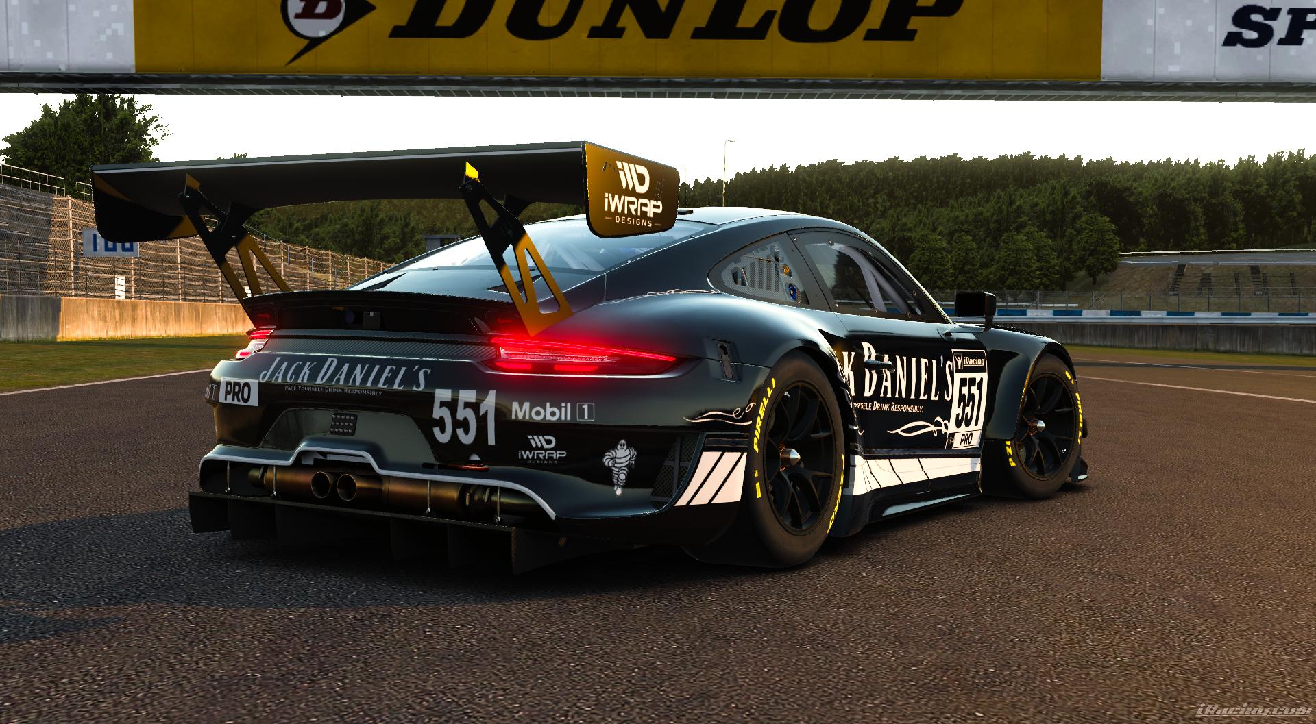 Jack Daniels Porsche 911 GT3R Concept by Scott S. Trading Paints