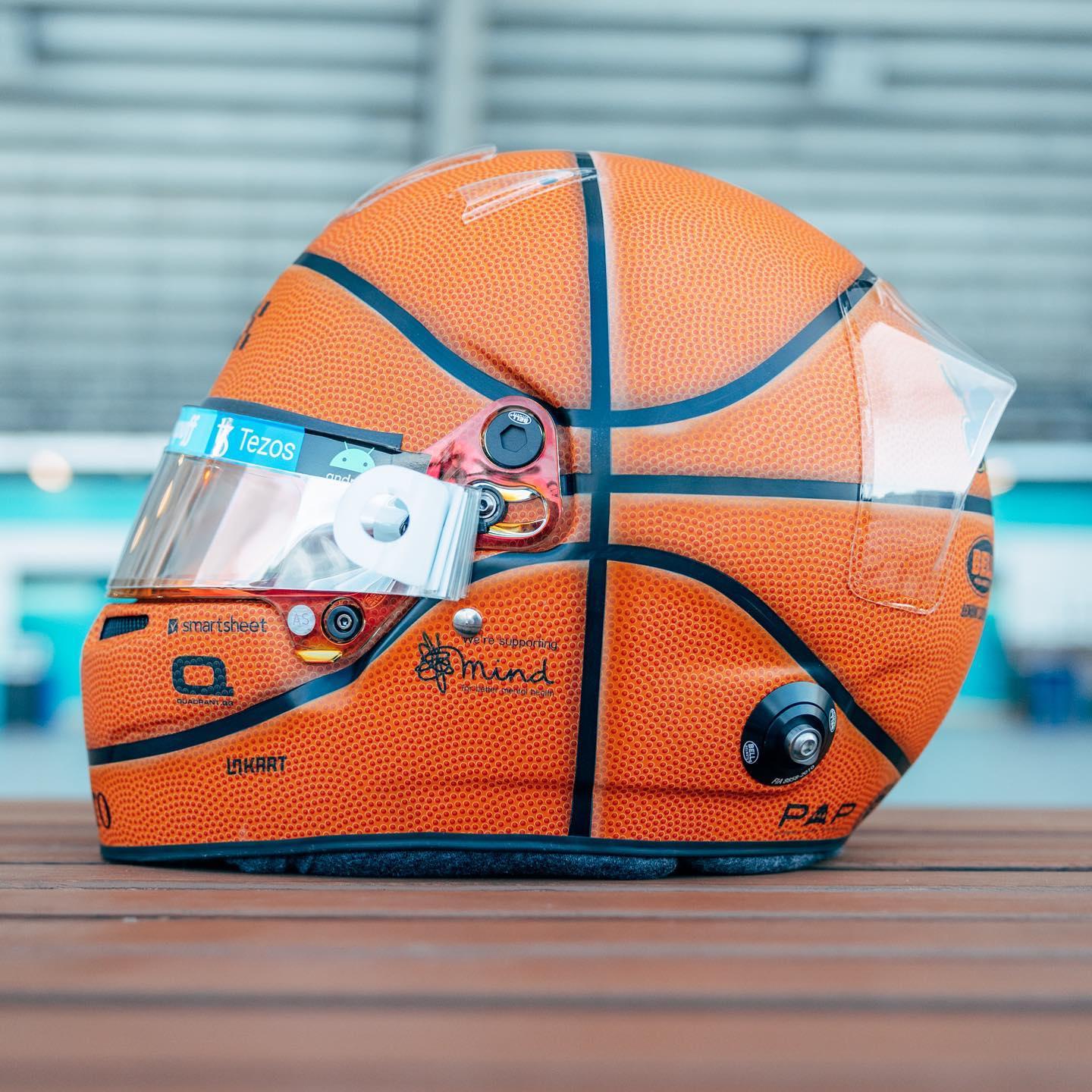 Preview of Lando Norris Miami Helmet 2022 Tribute by Julian Mukhi
