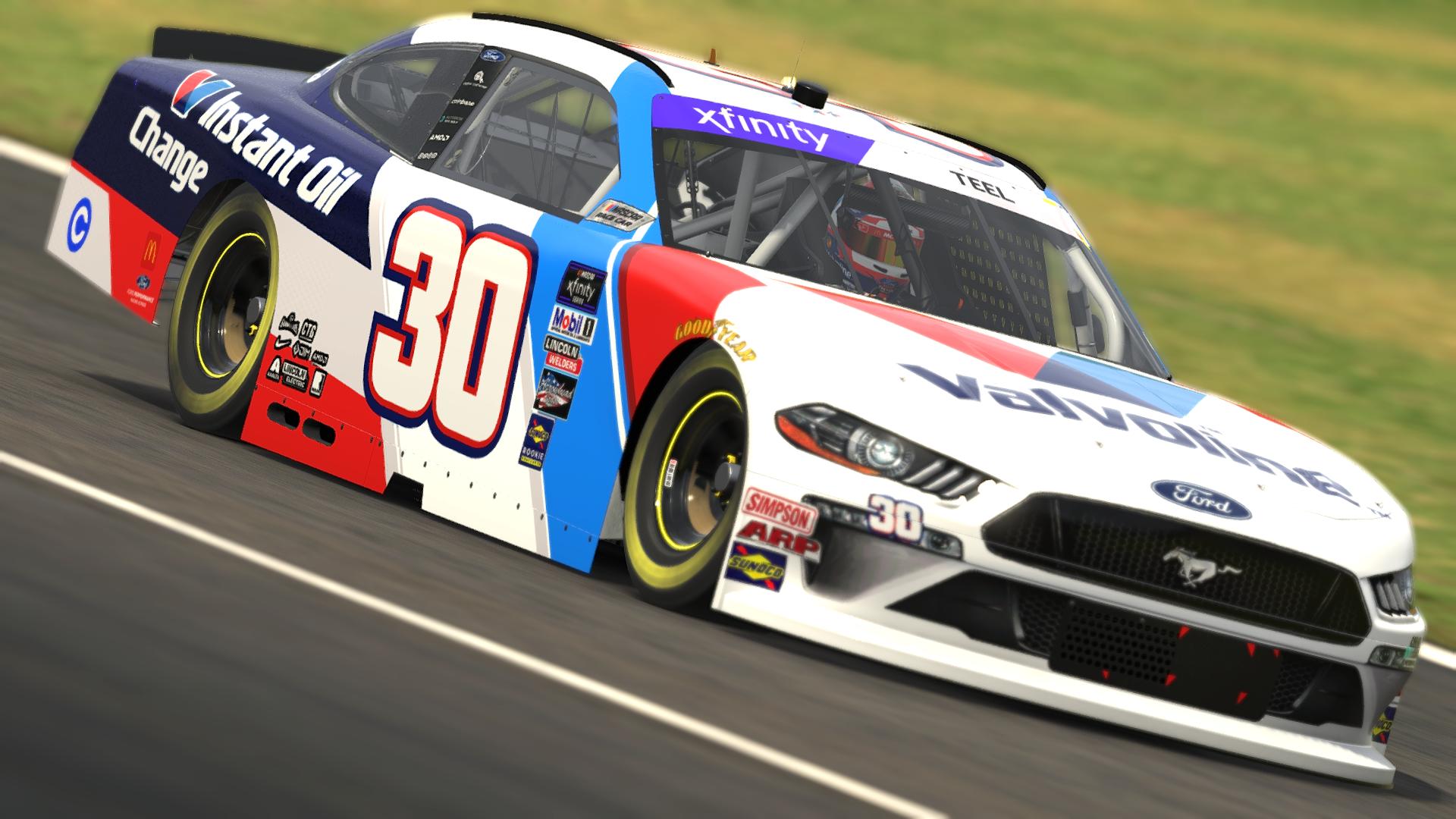 Preview of Valvoline Xfinity Ford Mustang No # by Justin Teel