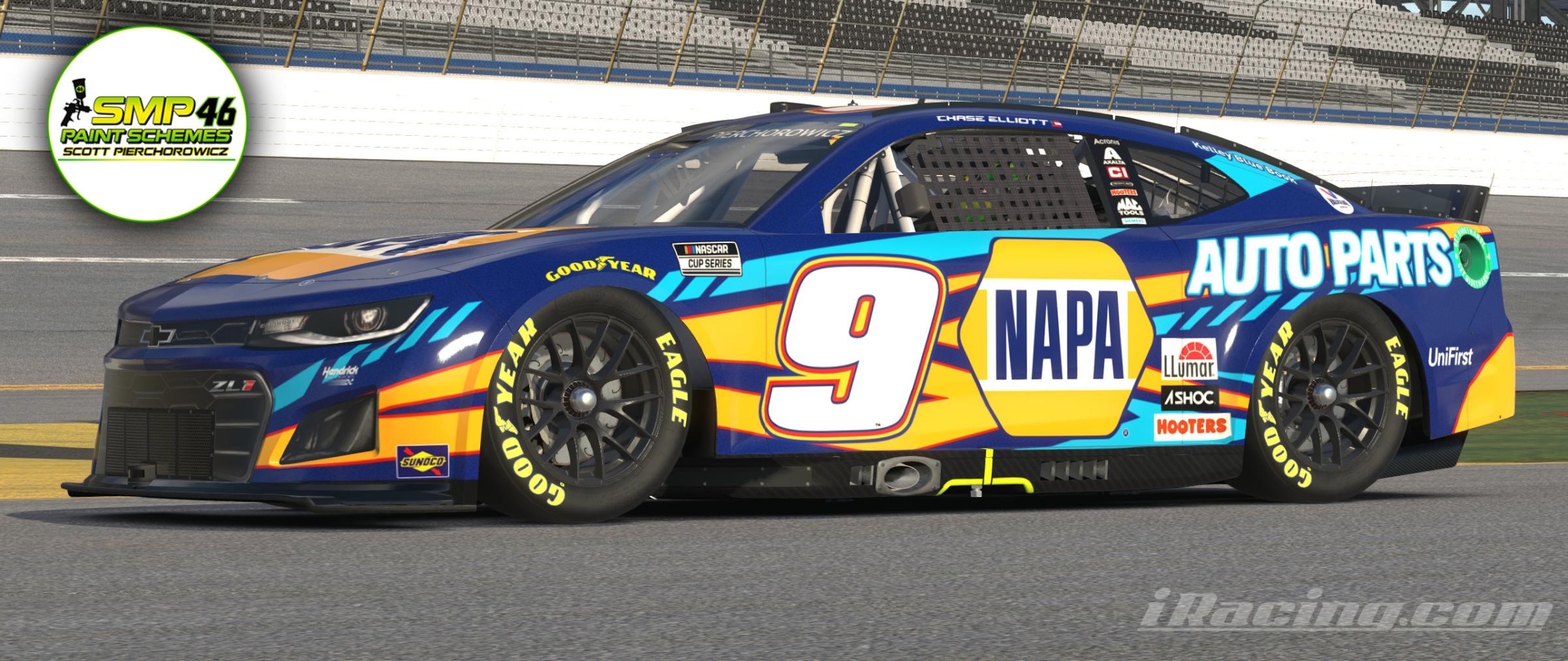 Chase Elliott Napa Auto Parts Fictional by Scott Pierchorowicz
