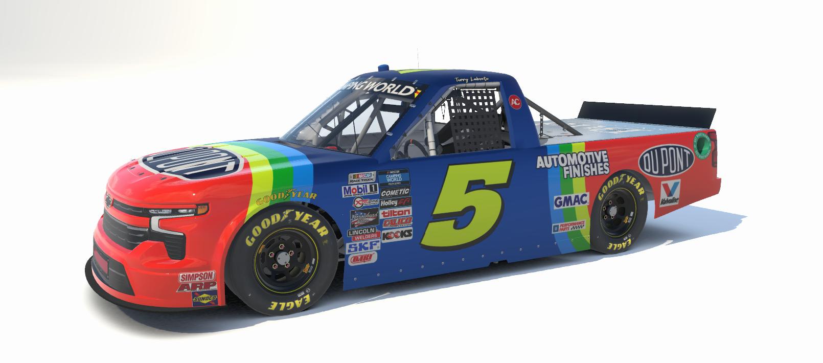 Preview of Terry Labonte 1995 DuPont Chevrolet Silverado (Custom Number) by Will Bangs