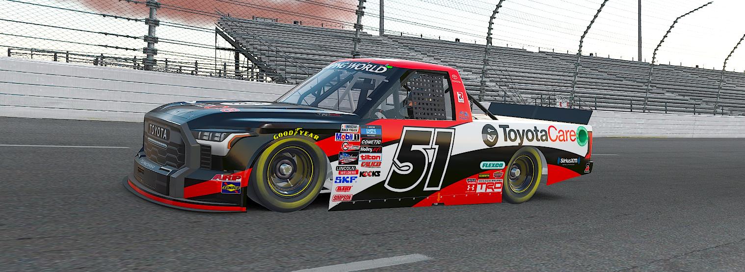 Kyle Busch Toyota Care KBM 2022 Toyota Tundra TRD Pro (NO NUMBER) by Andy Warren Trading Paints