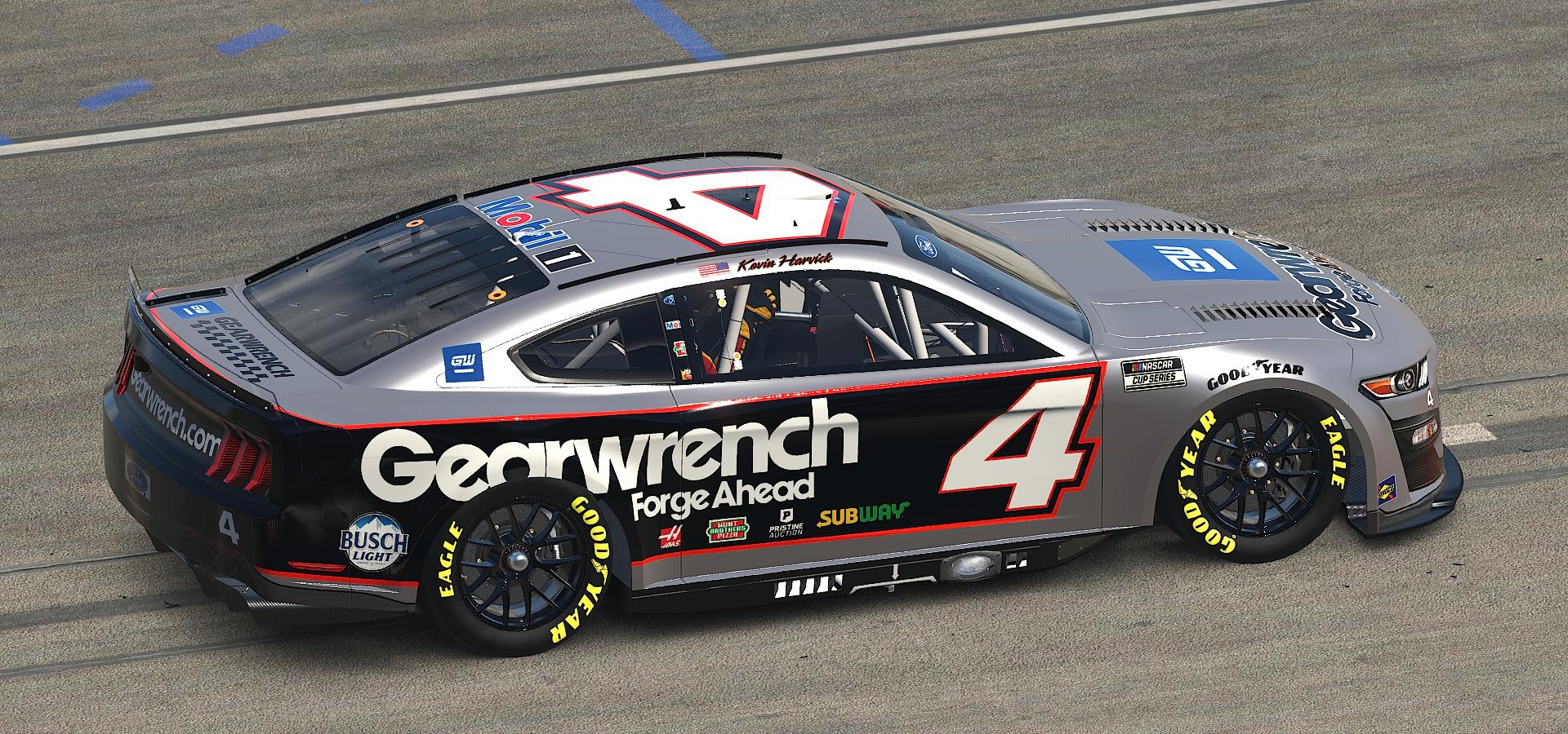 Gearwrench NASCAR NextGen Ford Mustang by Matthew Wood Trading Paints
