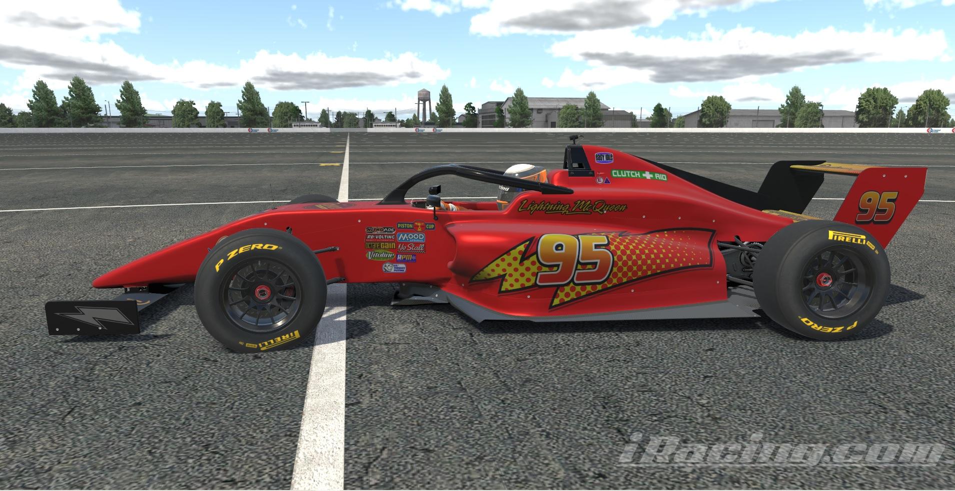 iRacing Formula IR 04 Lightning Mcqueen by Chris Bull Trading Paints