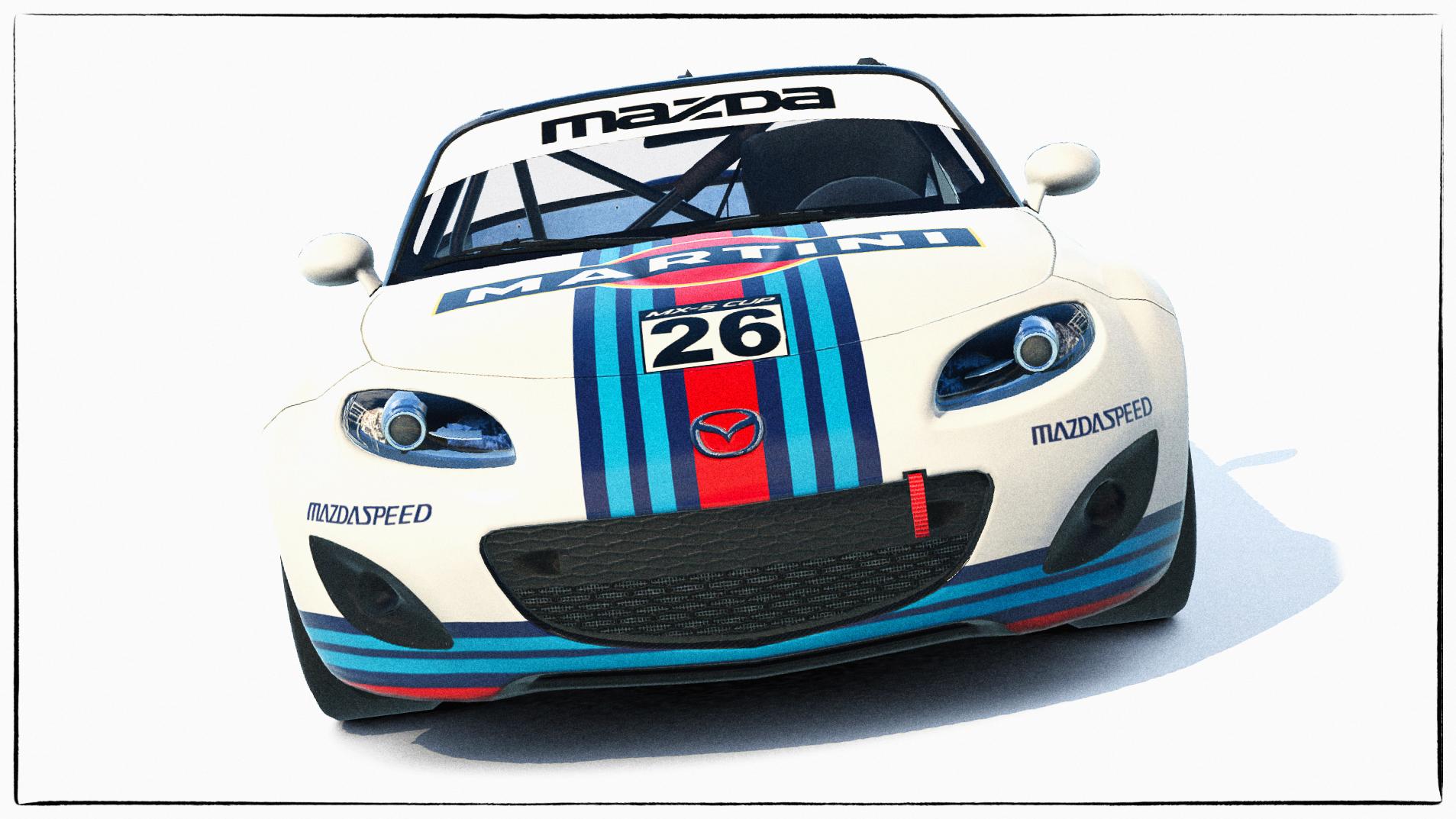Martini Mazda MX5 Cup 2015 by Simon Bailey Trading Paints