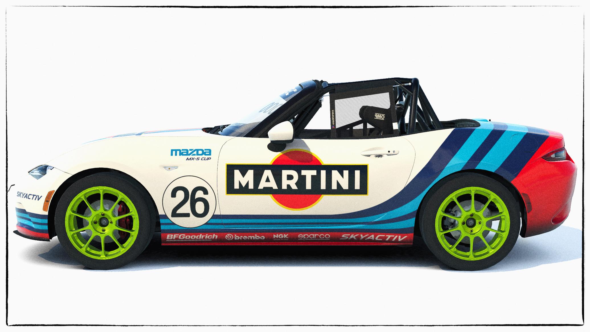 Martini Global Mazda MX5 2021 UPDATE by Simon Bailey Trading Paints