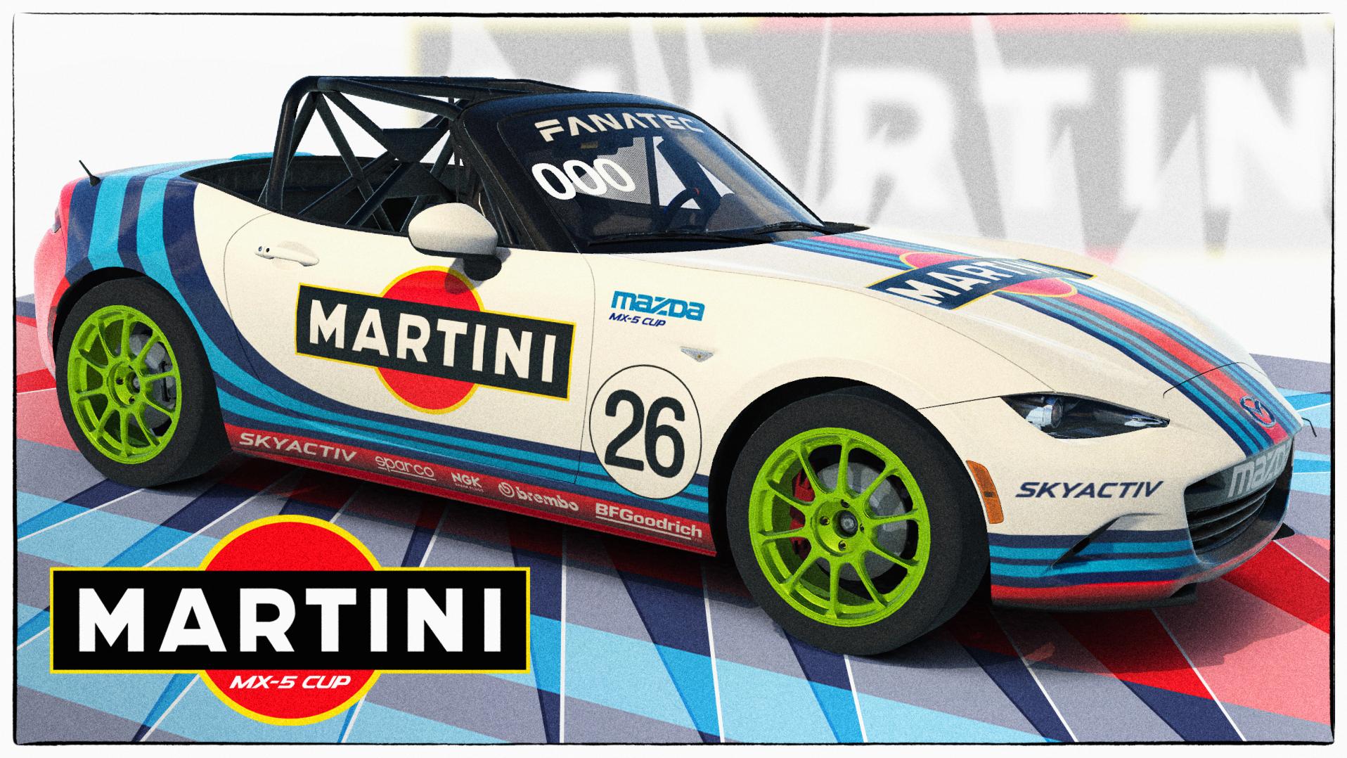 Martini Global Mazda MX5 2021 UPDATE by Simon Bailey Trading Paints