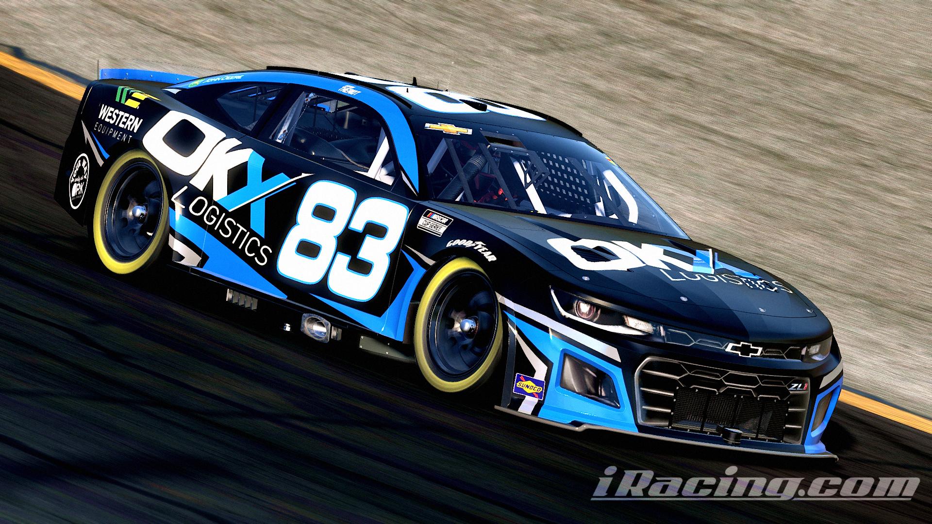 Aaron Theriot OKX Logistics 83 by Jonah Colbert Trading Paints