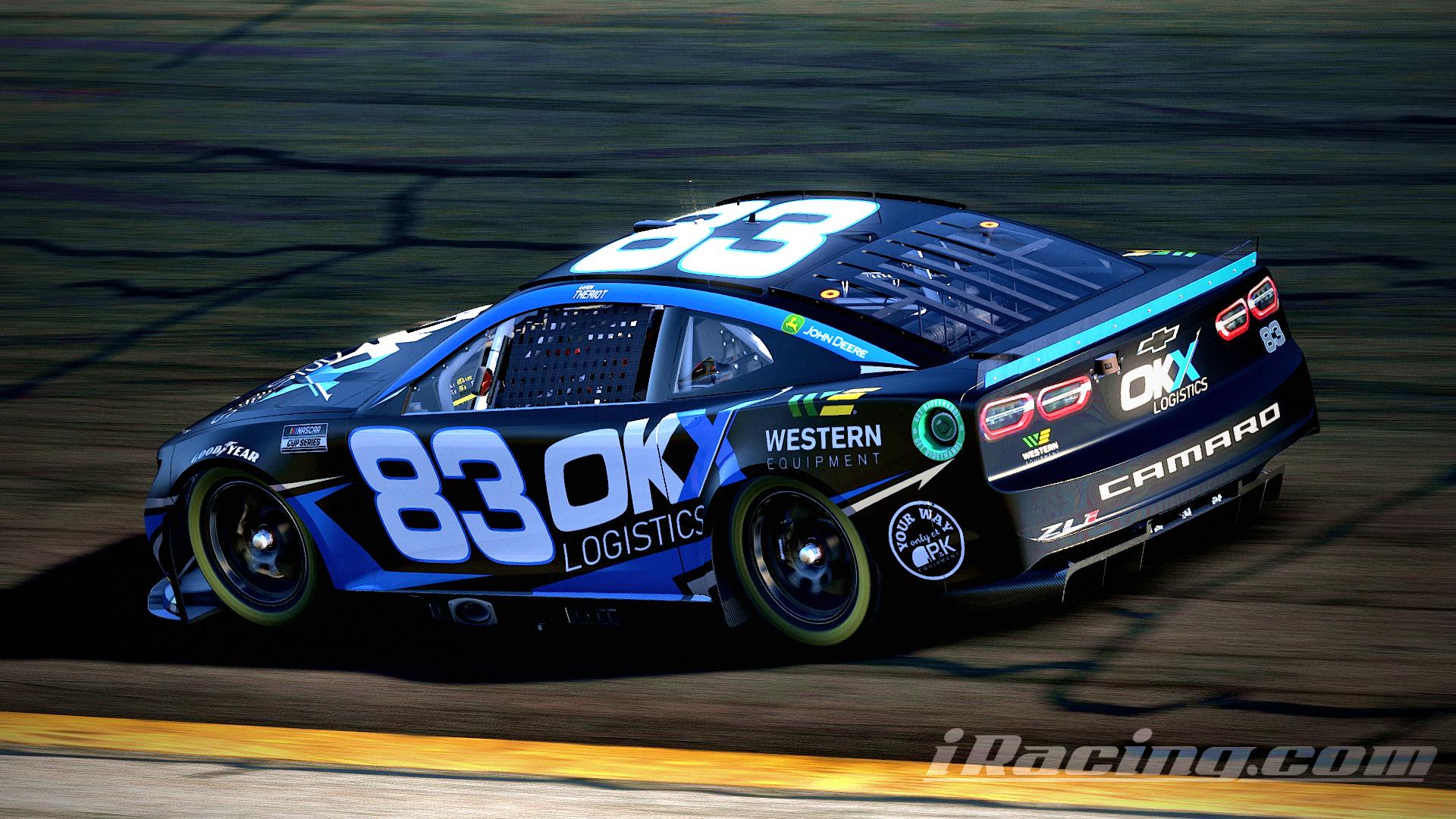 Aaron Theriot OKX Logistics 83 by Jonah Colbert Trading Paints