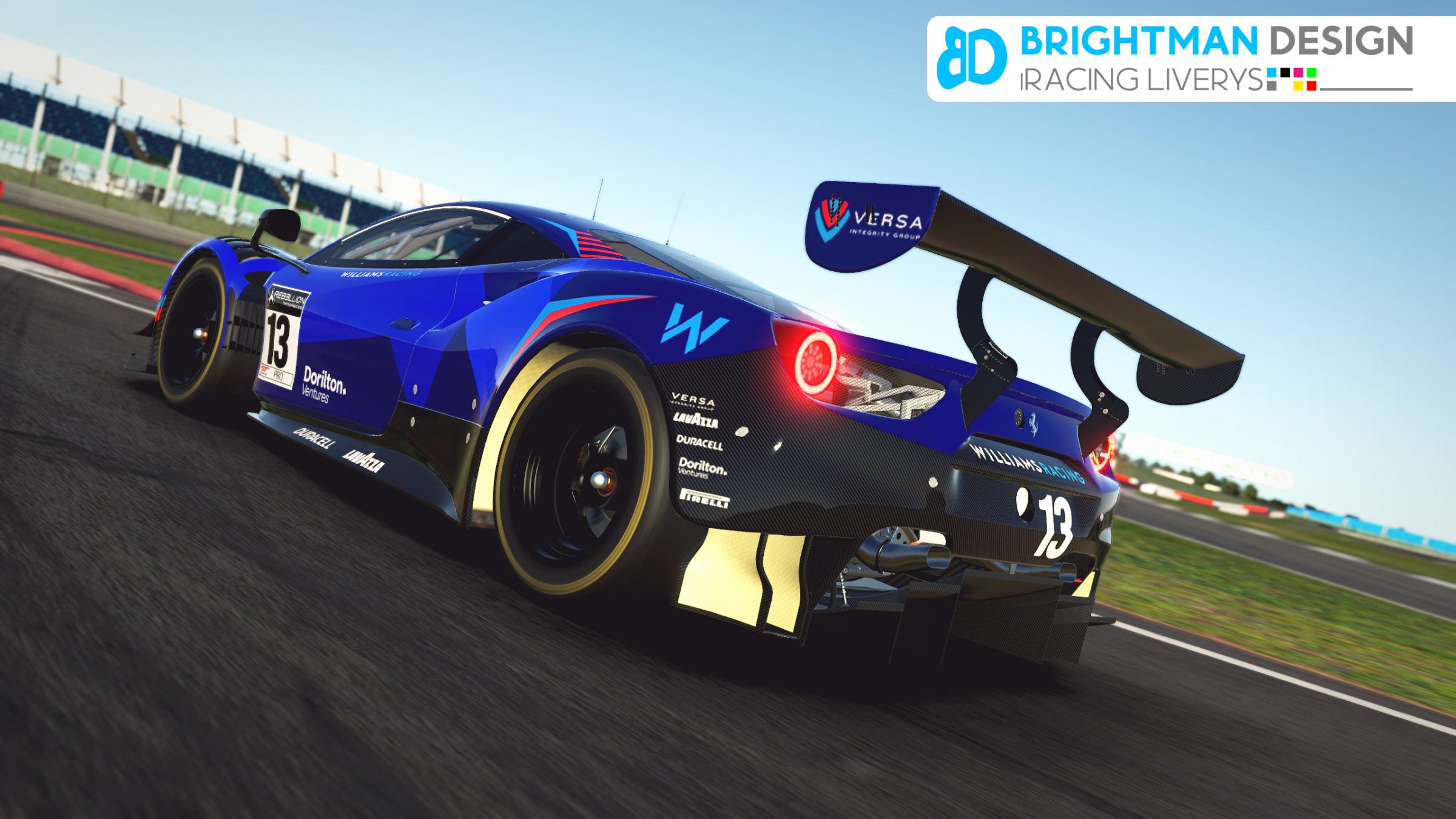 Preview of 488 Evo GT3 | Williams Racing by Leon H.