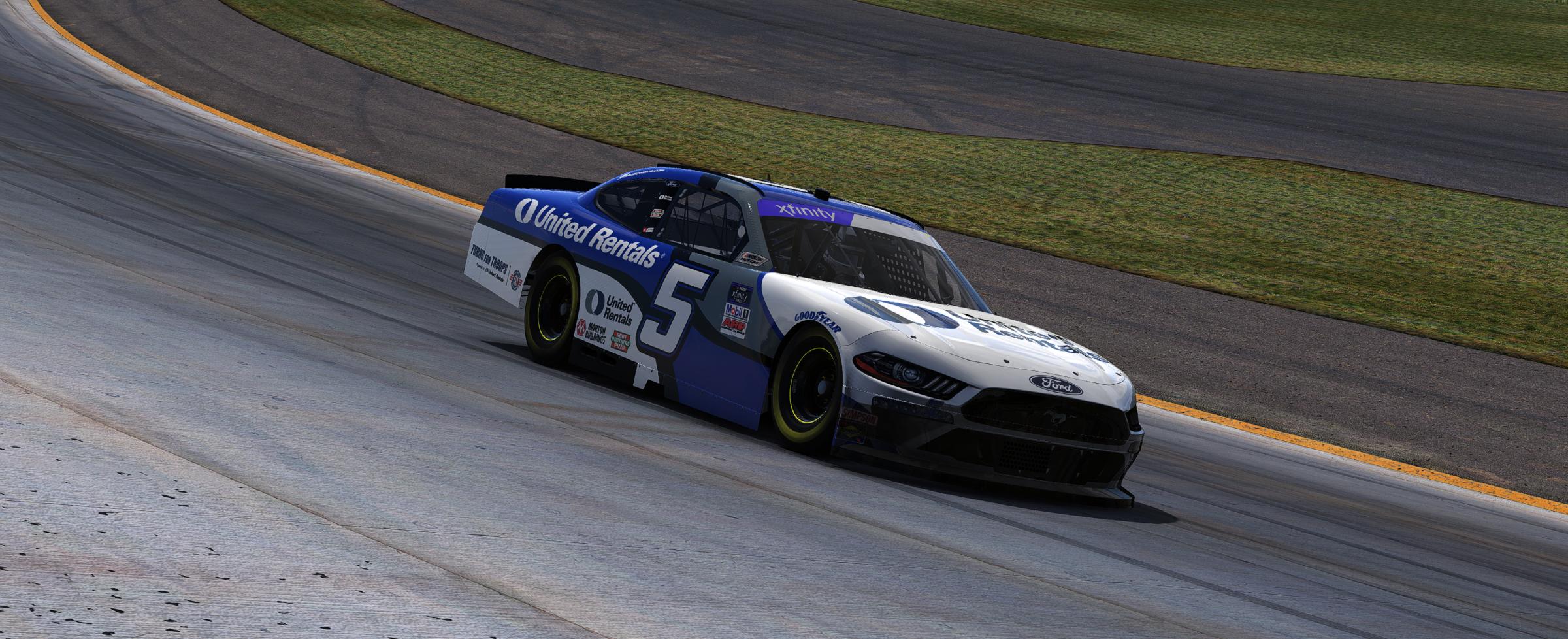 Ryan Preece 5 United Rentals Turns For Troops Xfinity Mustang by