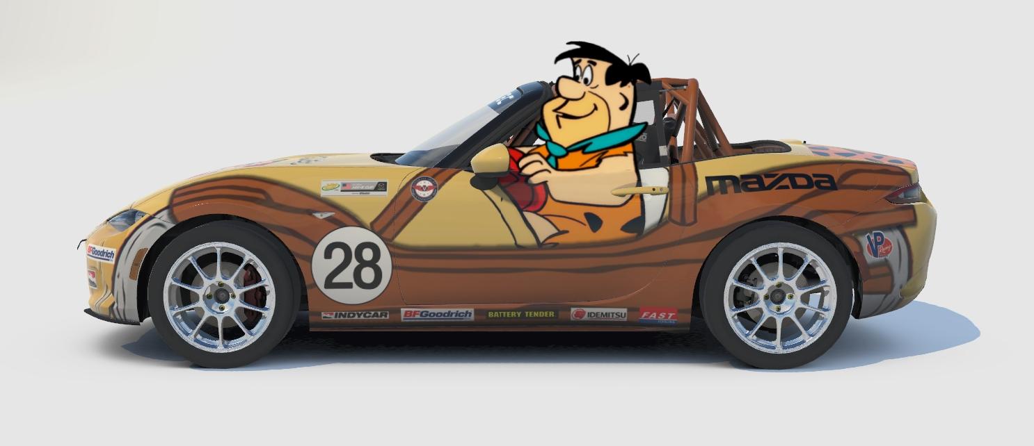 Preview of Mazda MX5 2021 Flintstone by Don Craig