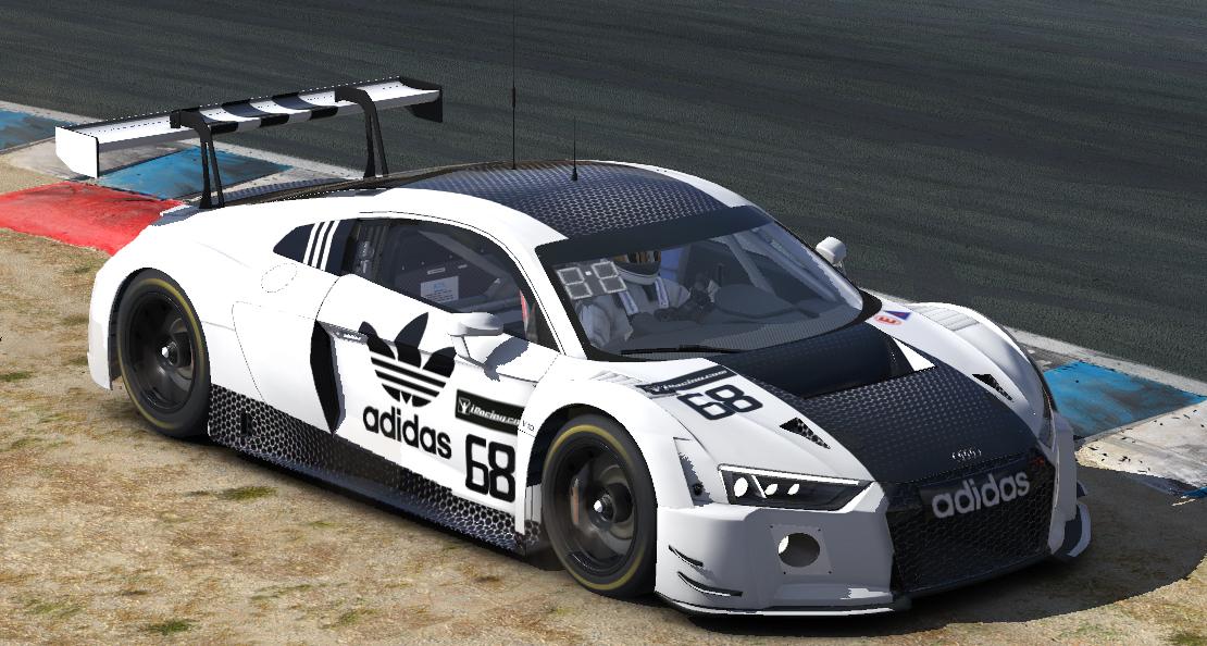 adidas race car