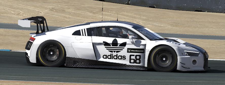 adidas race car