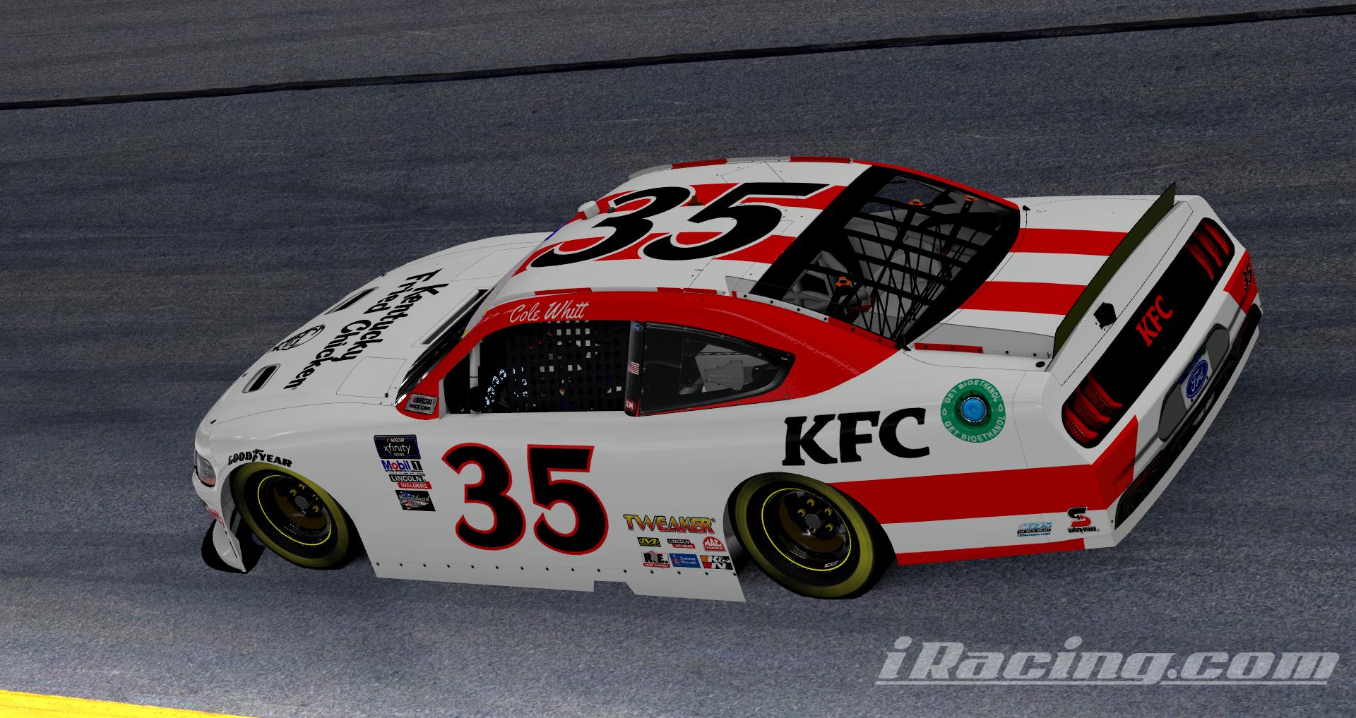 Cole Whitt 2015 KFC With Number by Martin Roberg Trading Paints