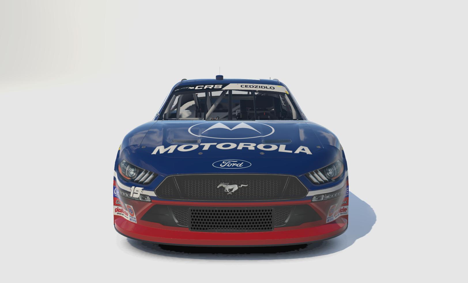 Casey Atwood Motorola Throwback NASCAR Xfinity Ford Mustang by Travis