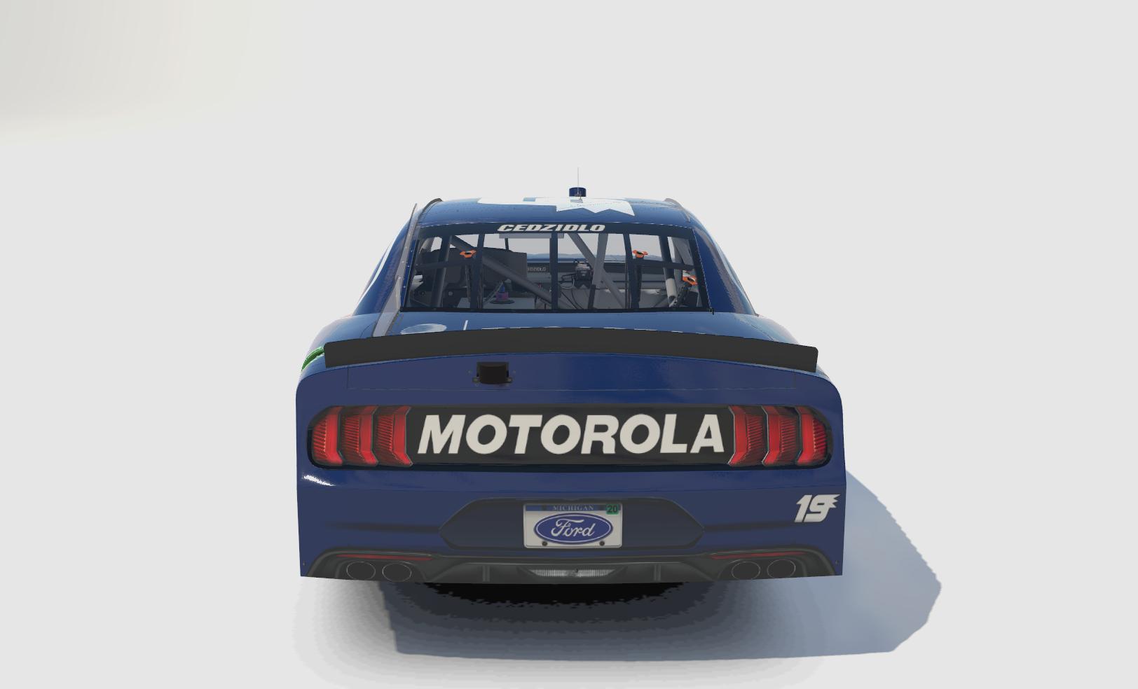 Casey Atwood Motorola Throwback NASCAR Xfinity Ford Mustang by Travis