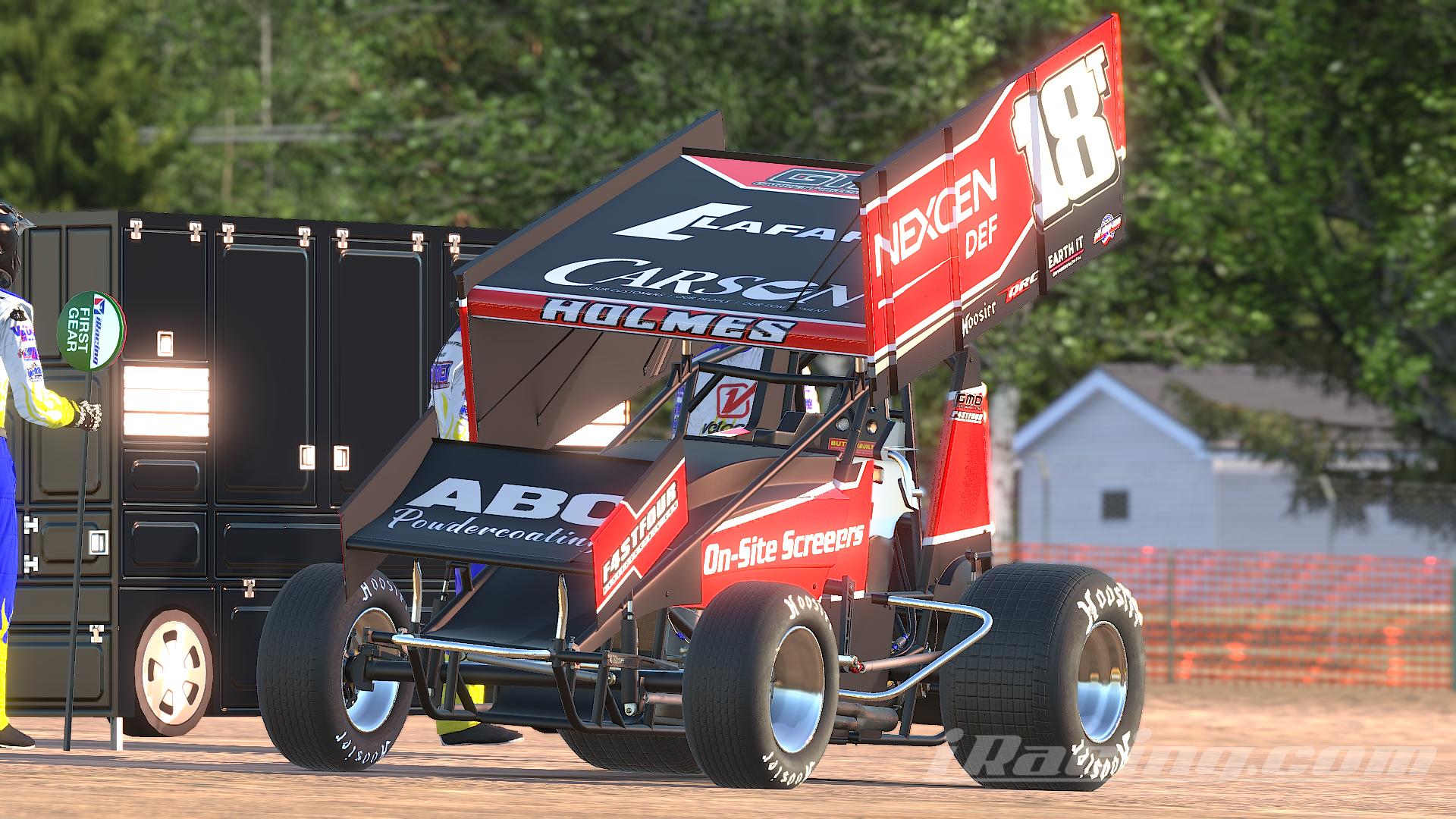 Tanner Holmes 2022 Sprint Car by Garrett Mitchell Trading Paints